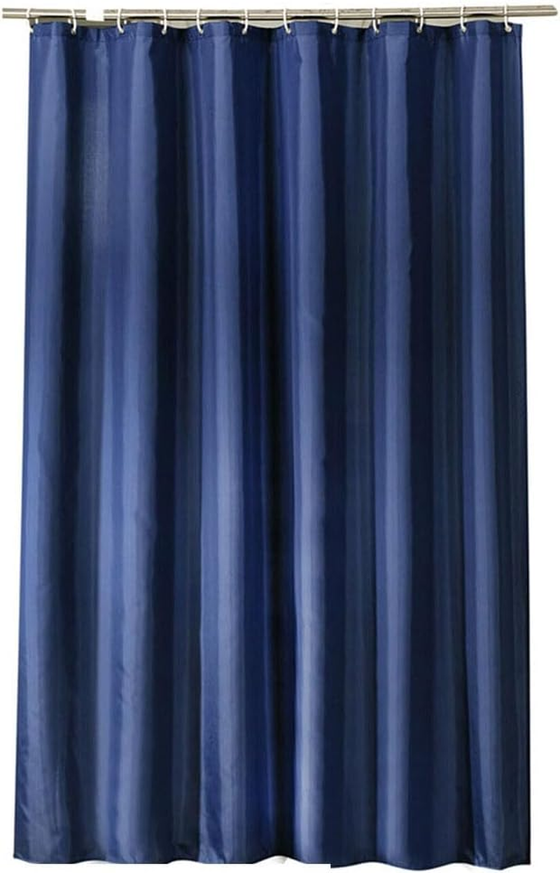 AIMALL Thickened White Fabric Shower Curtain, Polyester Waterproof Hotel-Grade Liner, Plain Color, Durable & Easy Care