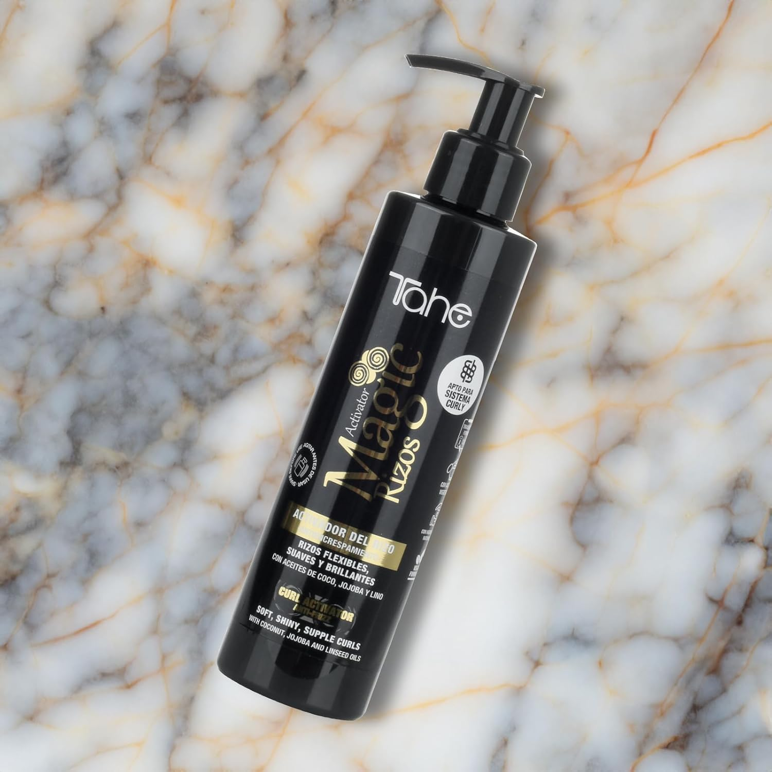 Tahe Magic Rizos Anti-Frizz Curl Activator with Coconut, Jojoba and Linseed Oil (200 Ml) image number 6