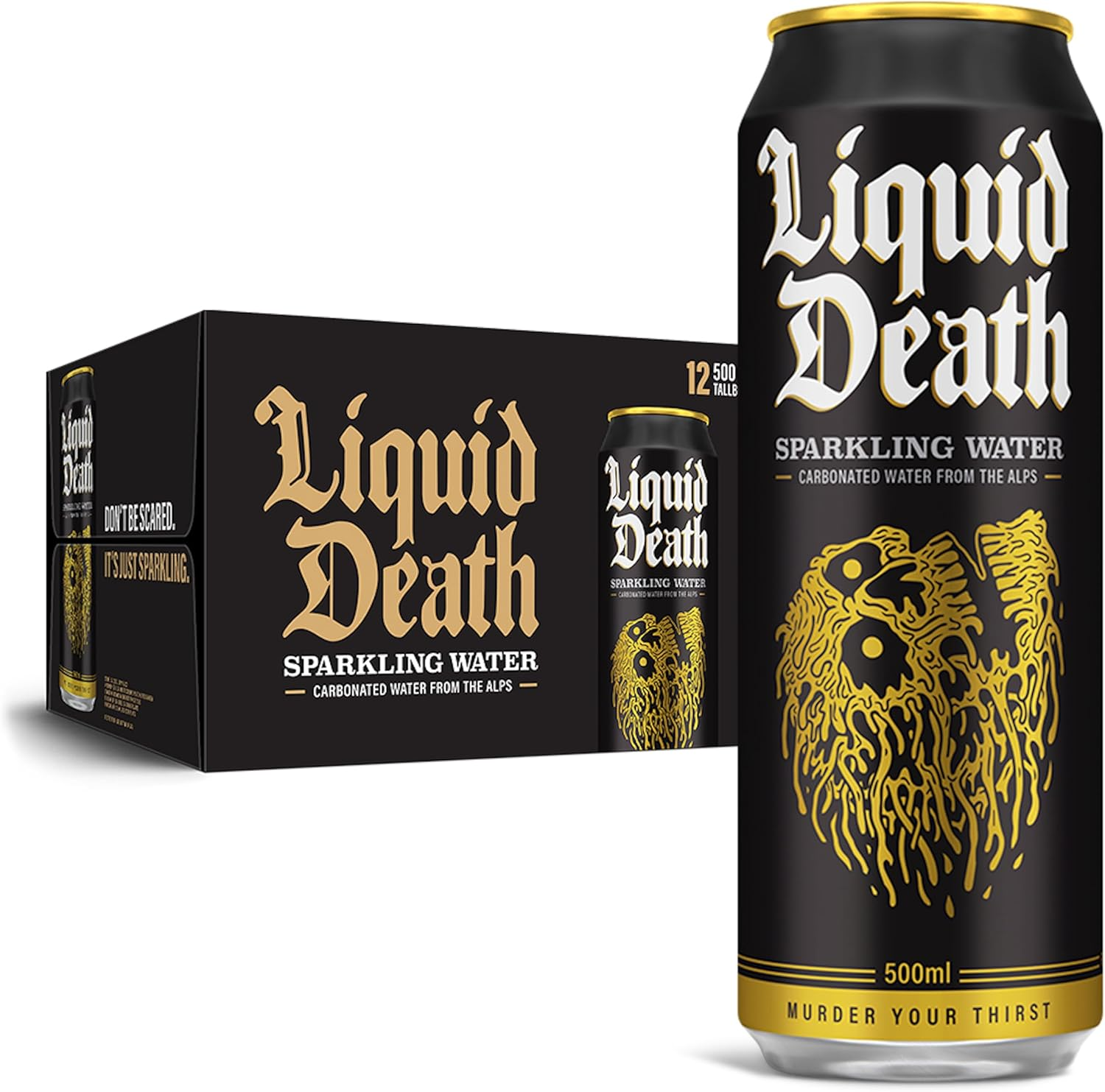 Liquid Death Still Mountain Water, 12 X 500 Ml
