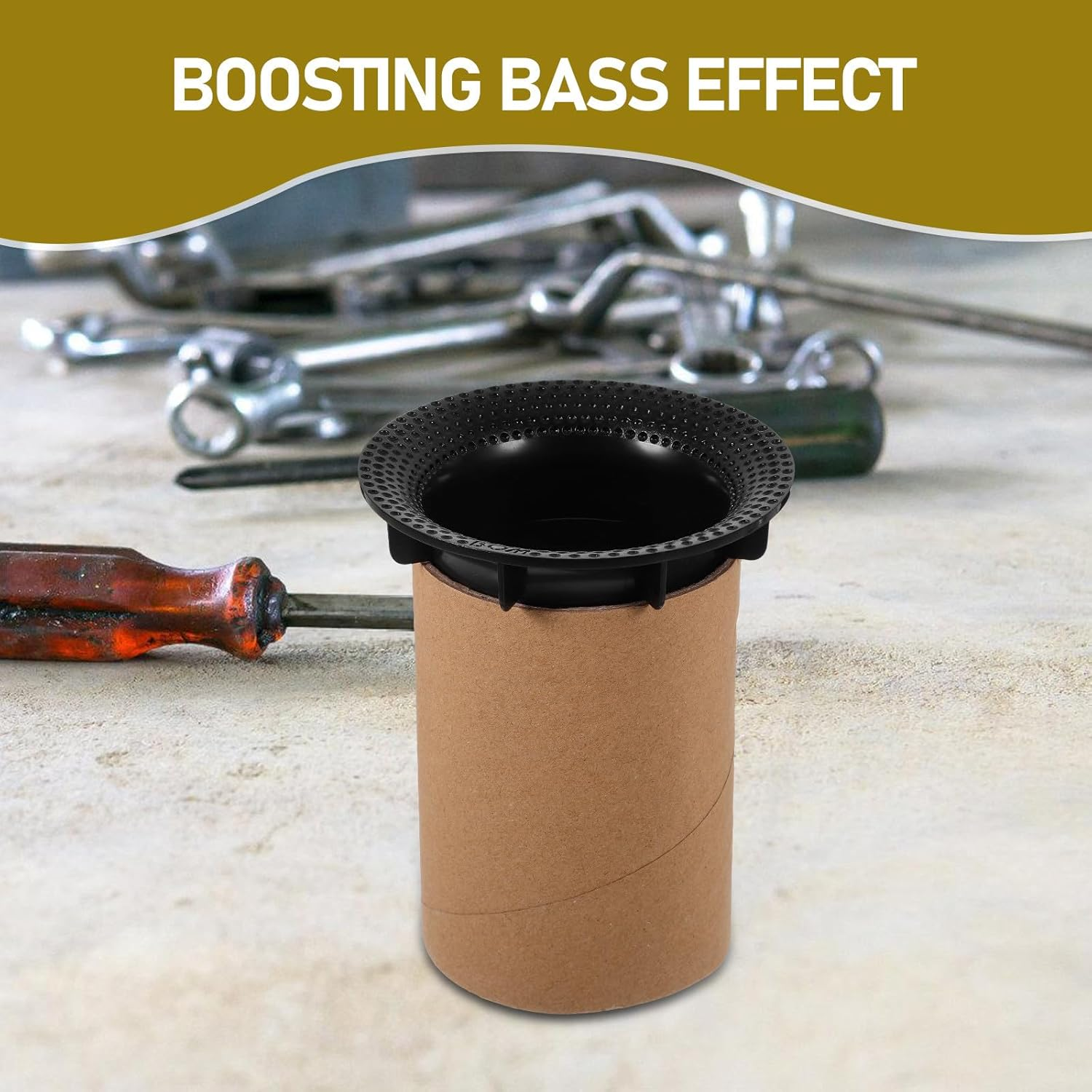 BESPORTBLE Multi-Use Speaker Port Tube Replacement Speaker Voice Outlet Plastic Accessory Convenient Airflow Design for Car and Home Audio Systems Enhancing Bass Performance and Sound image number 3