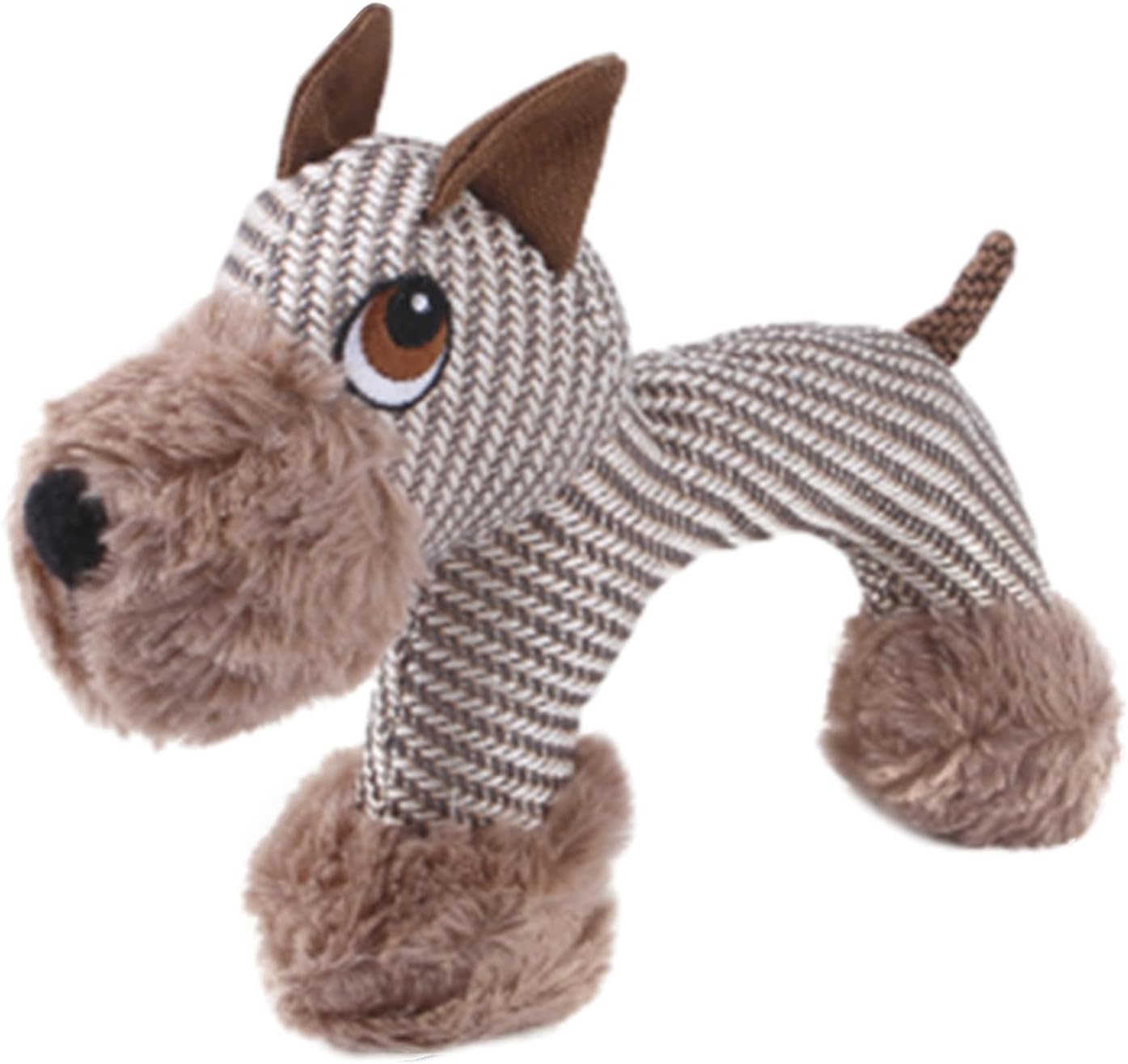 Dog Stuffed Animals Chew Toy, Self Play Pet Squeeze Toy, Interactive Dog Teeth Cleaning Toy for All Breed Dogs/203 image number 3