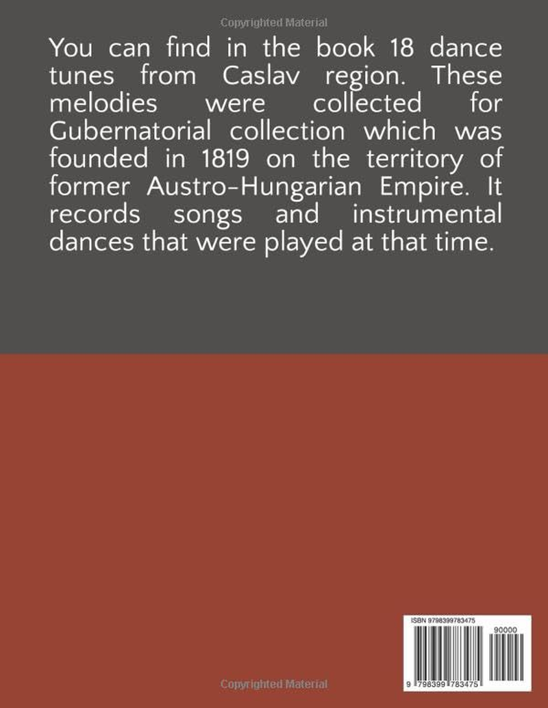 18 Dance Tunes from Caslav Region for 34 Key Chromatic Kalimba image number 1