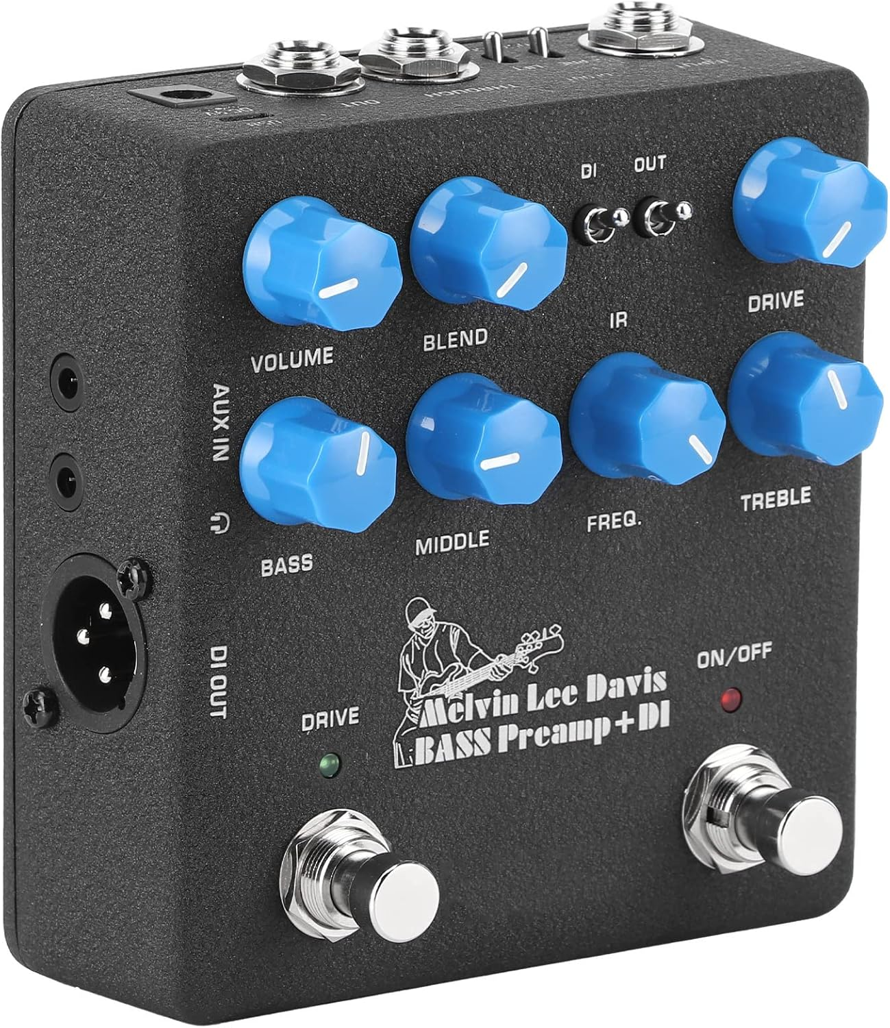 Bass Preamp, Bass Effect, DI Box Effect Pedal, NUX NBP‑5 Electric Bass Preamp+Di Box Effect Pedal Metal Musical Instrument Supplies image number 4