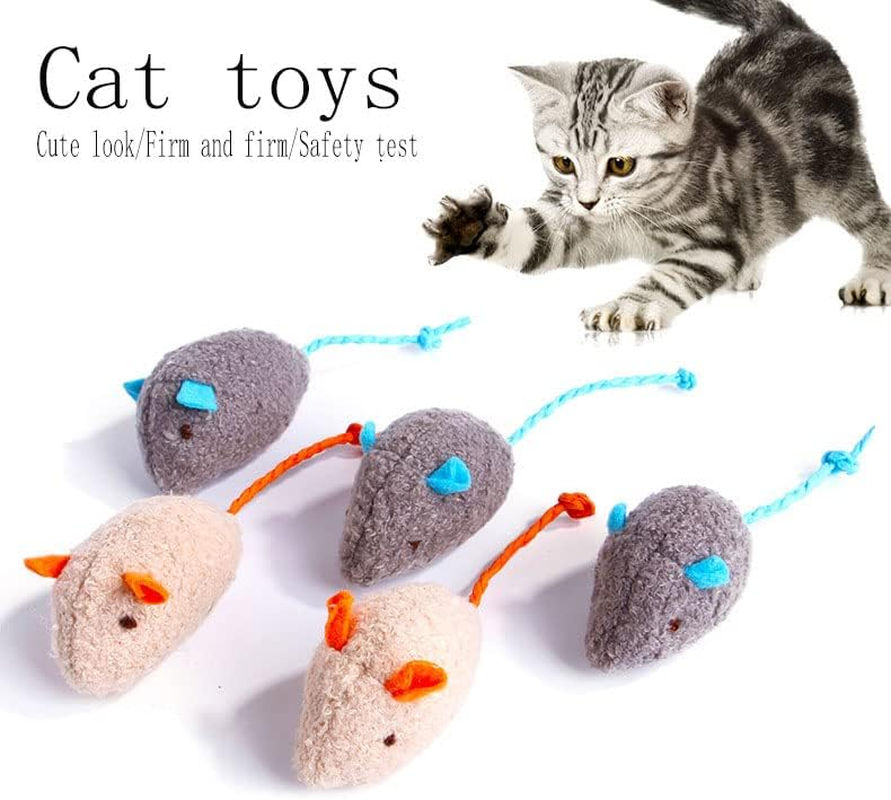 Cat Interactive Plush Mouse Toy - 3 Pack (Cat, Mouse) image number 6