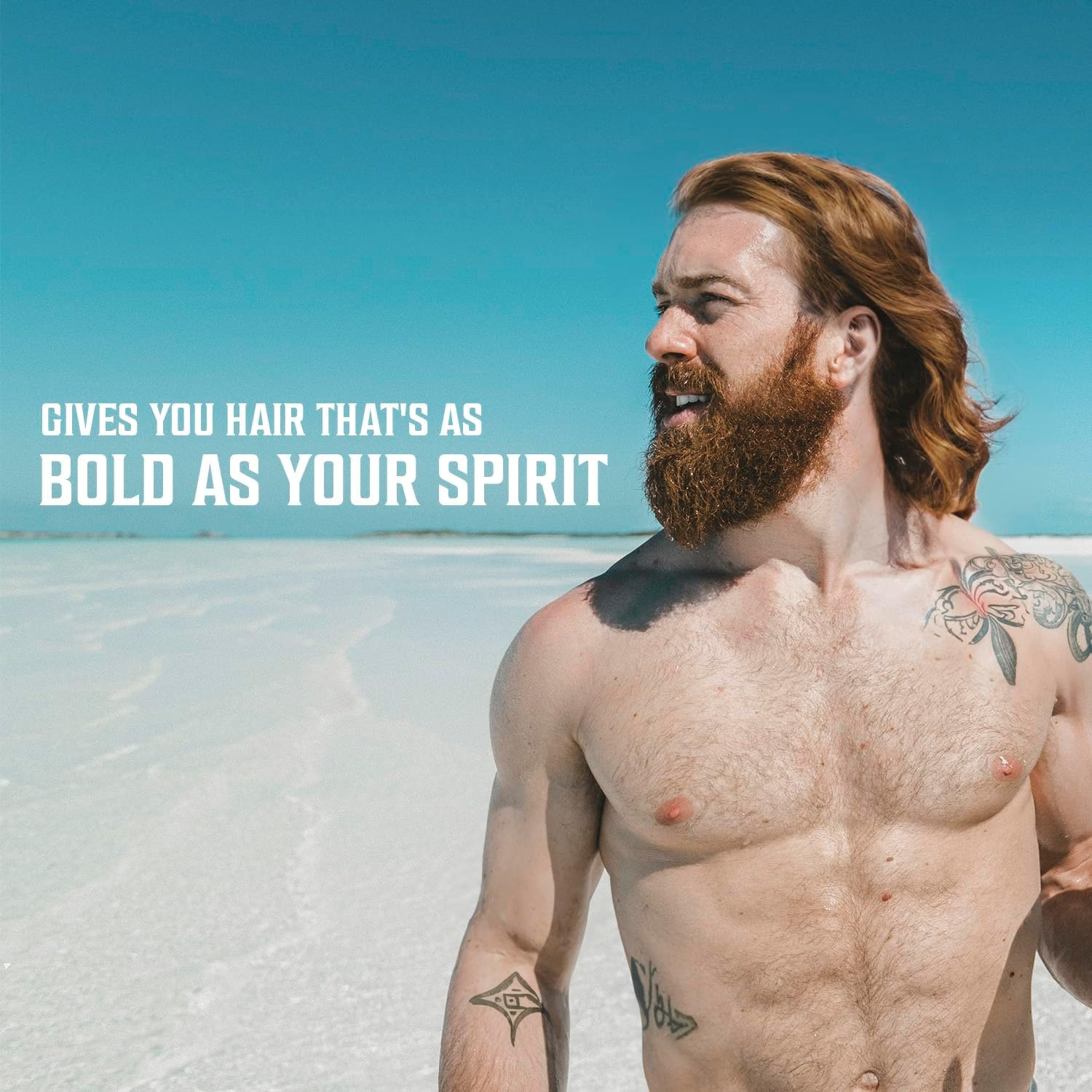 Viking Revolution Coconut Sea Salt Spray for Men - Hair Texturizing Spray with Kelp, Aloe Vera & Red Algae Extract - Surf Spray to Add Volume and Texture - Sea Salt Spray for Men Beach Hair image number 2