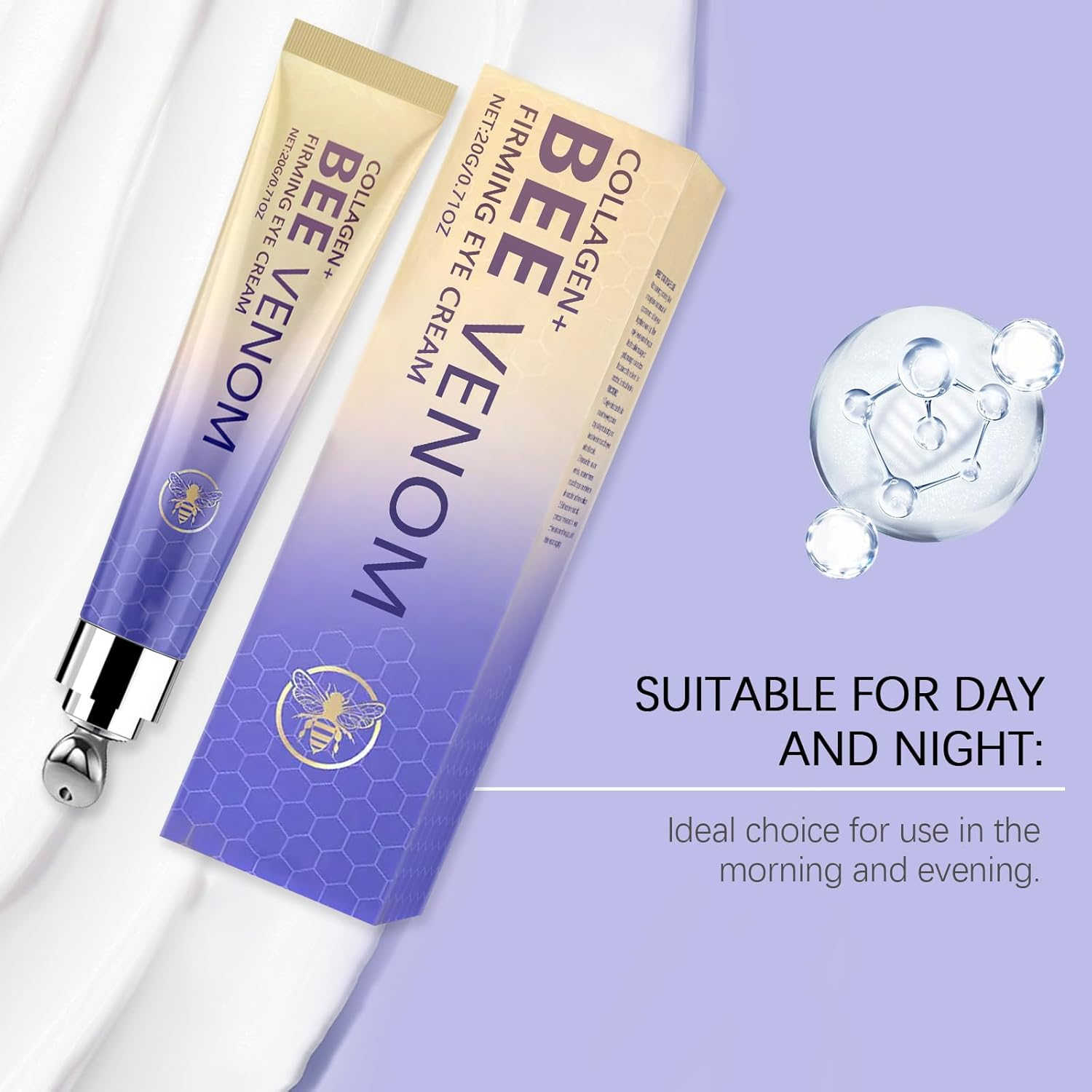 20G Eye Cream Effectively Moisturizes the Skin around the Eyes. Apply Eye Cream for Daily Skin Care image number 3