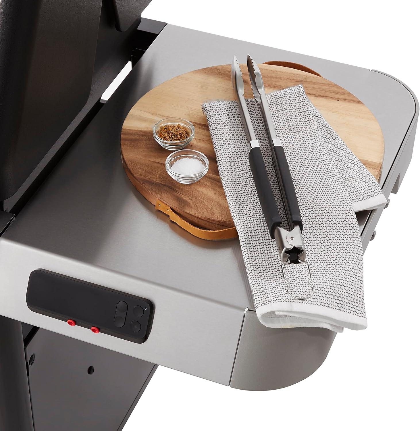 Weber Genesis SE-SPX-435 Smart Gas Barbecue Grill &ndash; 4 Burner Premium LPG Gas Barbecue Grill with Weber Connect Technology, Side Burner, Night Vision LED&ndash; Stainless Steel Grill for the Backyard image number 1