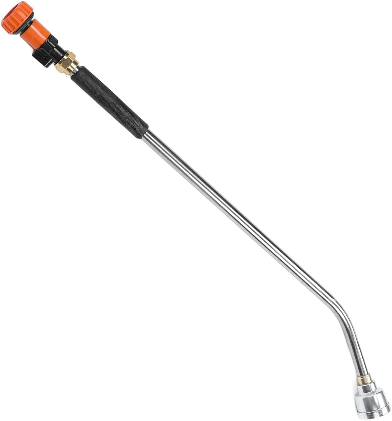 Garden Hose Watering Wand Durable Aluminum Sprayer Wand, Effortless Press Switch, for Plants and Lawn (90CM)