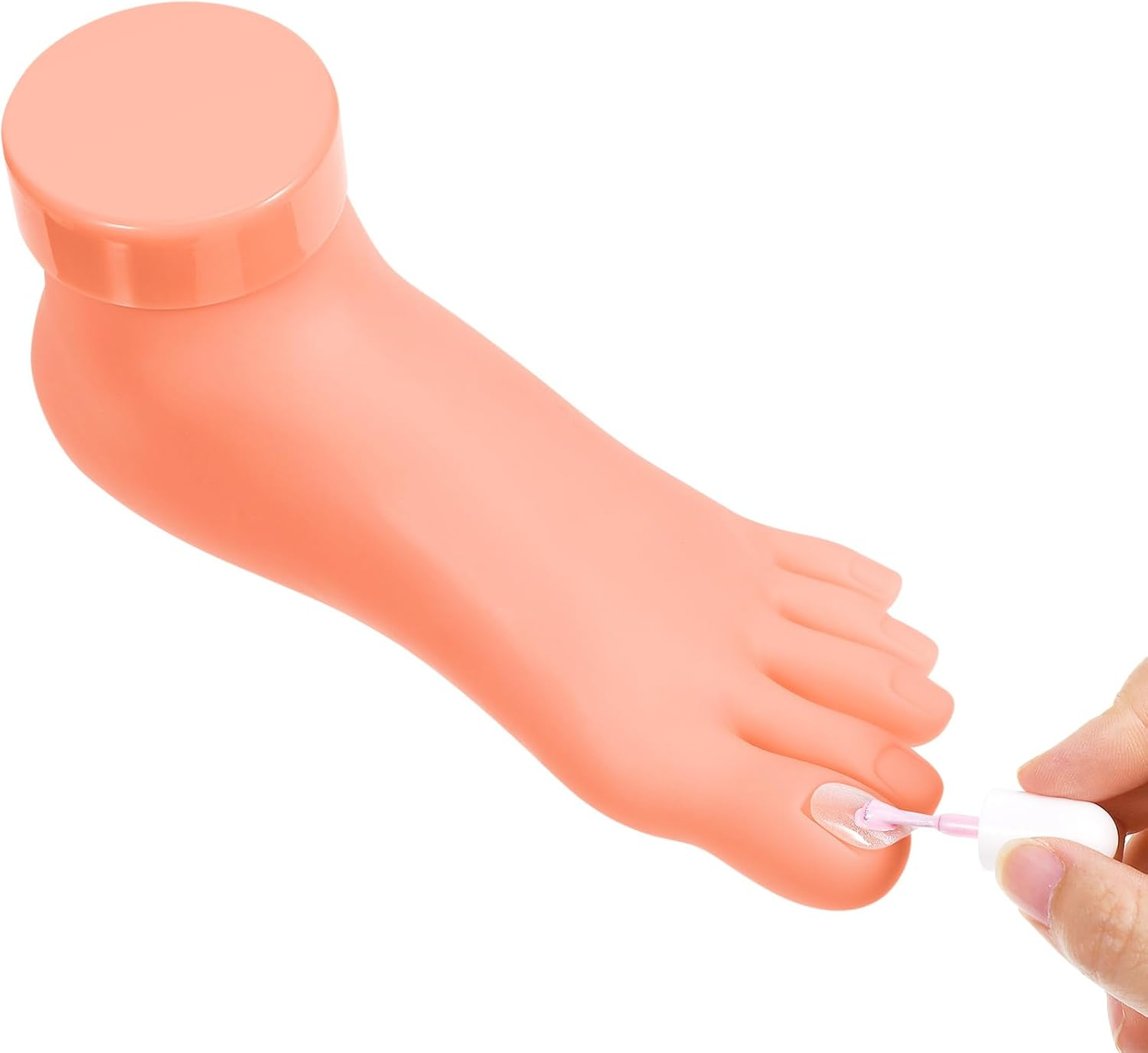 KAILIKETIY Nail Art Foot Model Nail Art Practice Model Manicure Tools Real Skin Touch