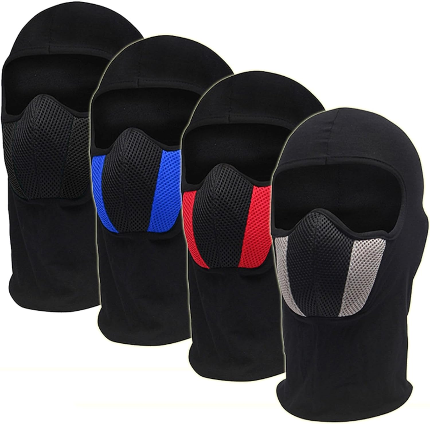 TOPTIE Black Cotton Breathable Balaclava Mask - Warm and Comfortable for Cold Weather, Skiing, Snowboarding, Cycling