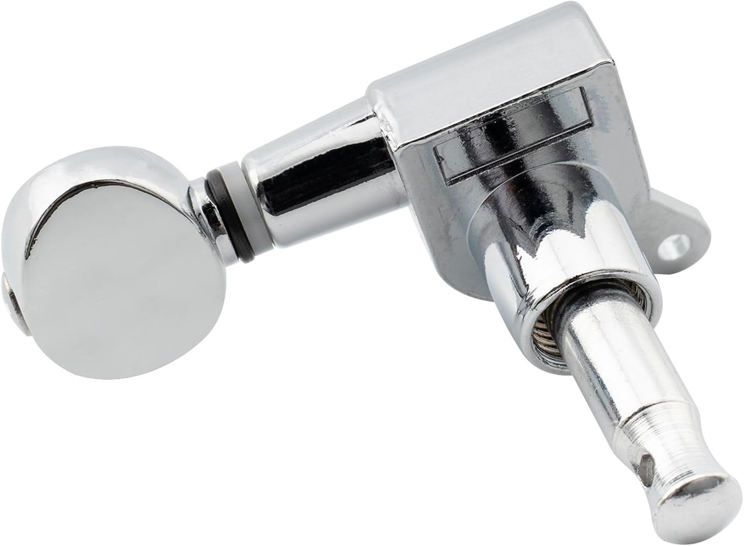 Musiclily 6-In-Line Sealed Guitar Tuners Tuning Pegs Keys Machine Heads Set for Strat Tele Style Electric Guitar, Kidney Button Chrome