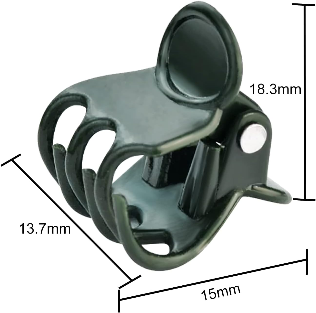 Accencyc 100 Pcs Plant Clips Orchid Clips Plants Orchid Support Clips Flower Vine Clips for Supporting Stems Vines Stalks Climbing Plant Grow Upright image number 5