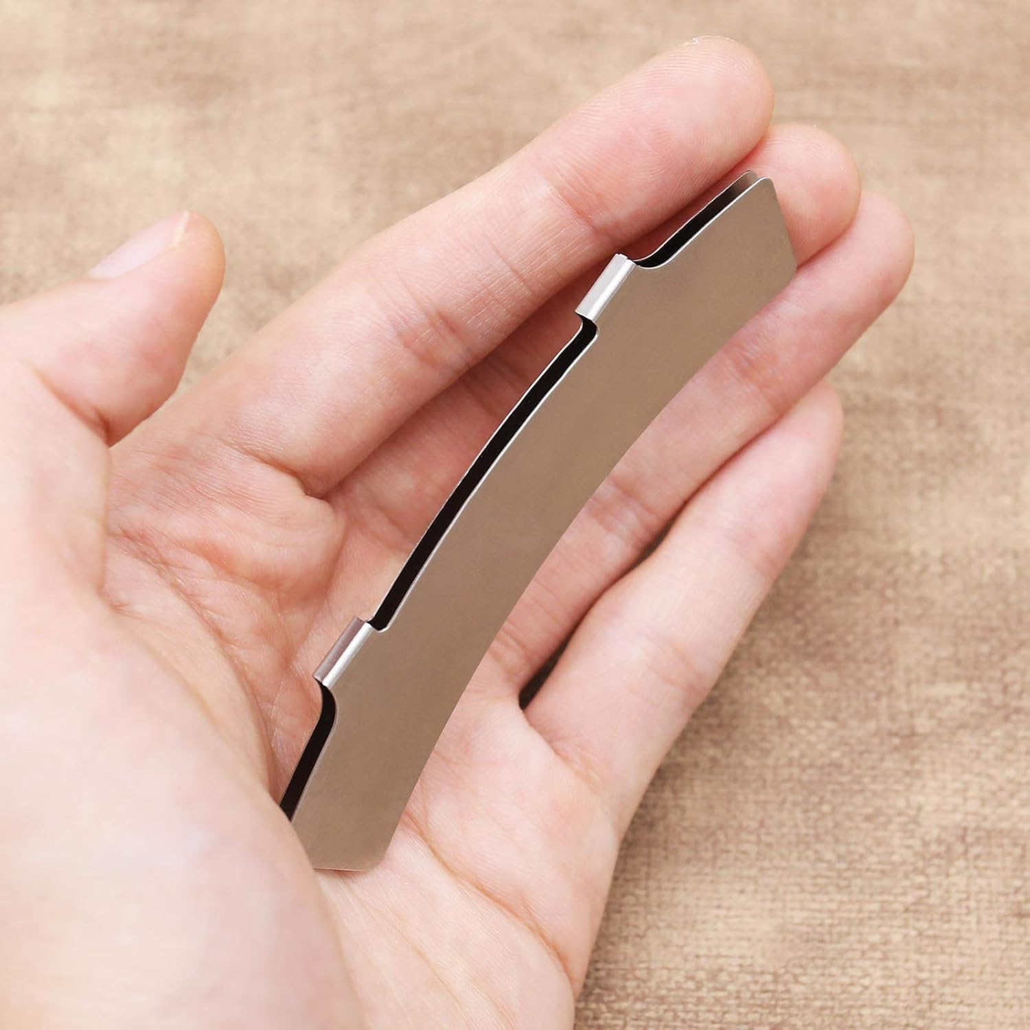 Emsea 2 Pairs of Bike Arc Disc Brake Pads Gap Regulator Rotor Adjustment Alignment Tool Stainless Steel for MTB Mountain Bike image number 2