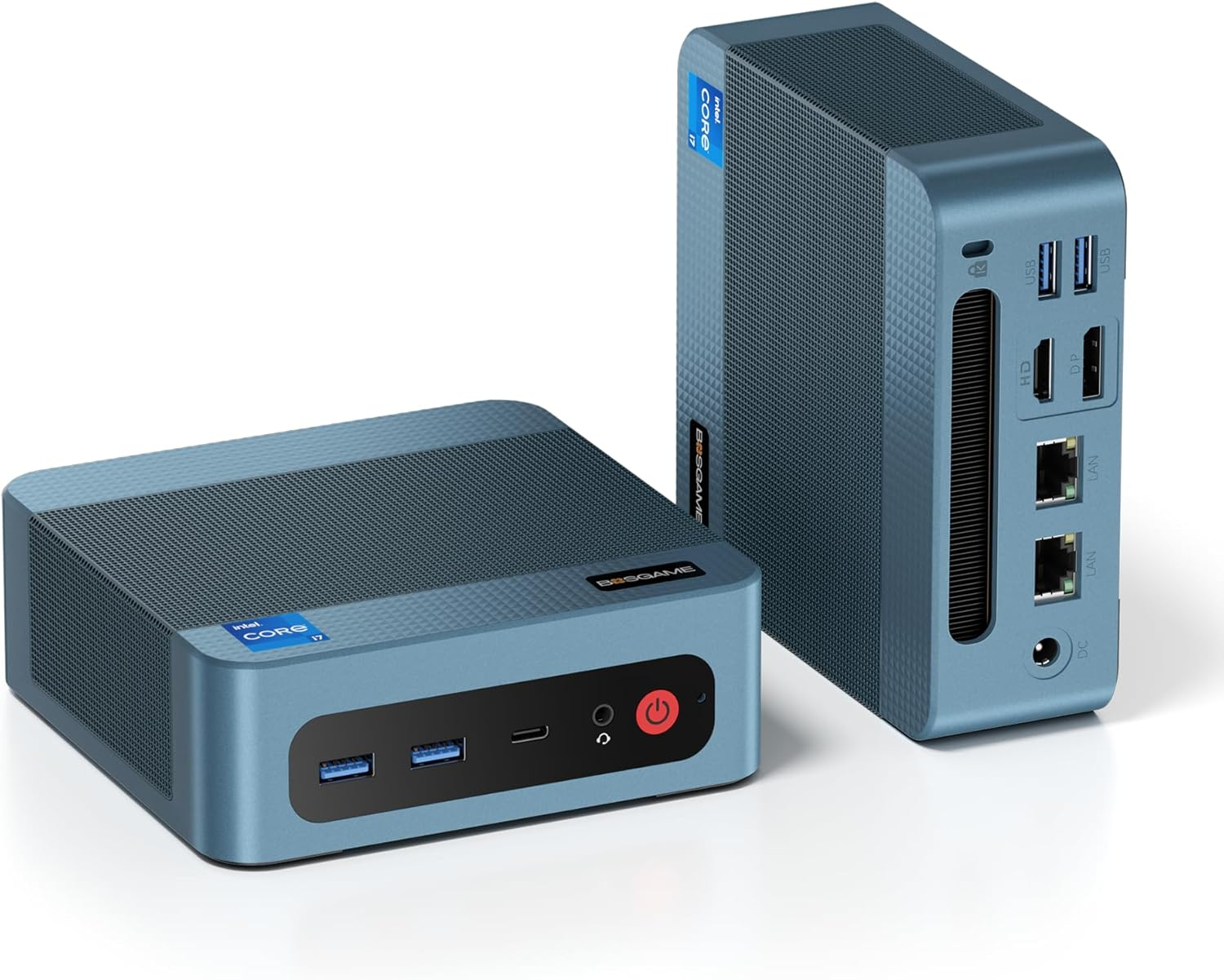 BOSGAME Mini PC NUC I7 Windows 11 Pro BOSGAME P2Plus Intel Core I7-12700H 32GB DDR5 4800 Mhz 512GB SSD | Dual 2.5G LAN | HDMI | DP | Thunderbolt 4 | Wi-Fi 6 | Bluetooth 5.2 | USB 3.2Gen2*4 image number 6