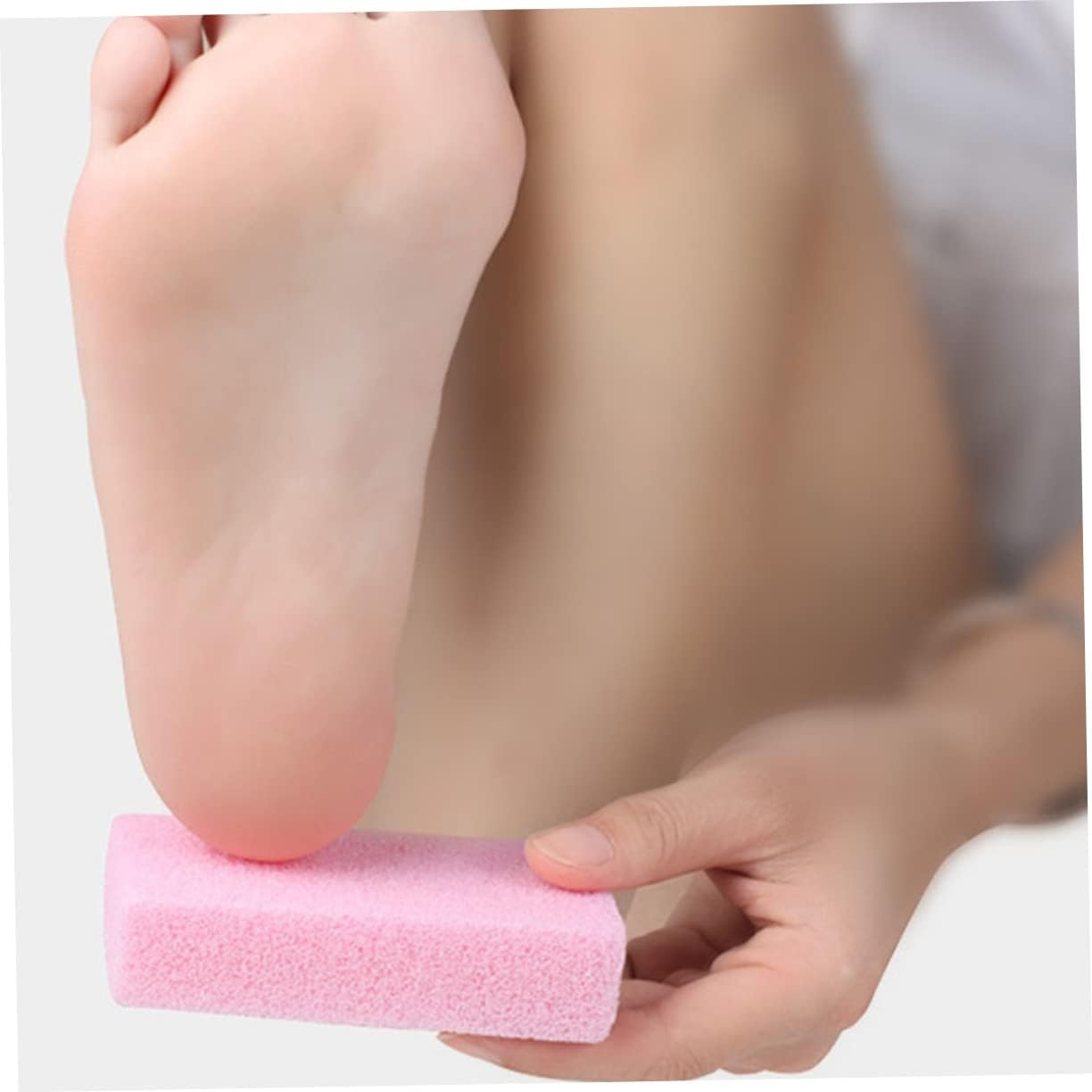 FOYTOKI Pedicure Foot Rasp Set of 4 Handheld Foot File for Dead Skin Exfoliation Safe Callus Remover for Travel and Home Use Assorted Colors (Yellow Pink Green Purple)