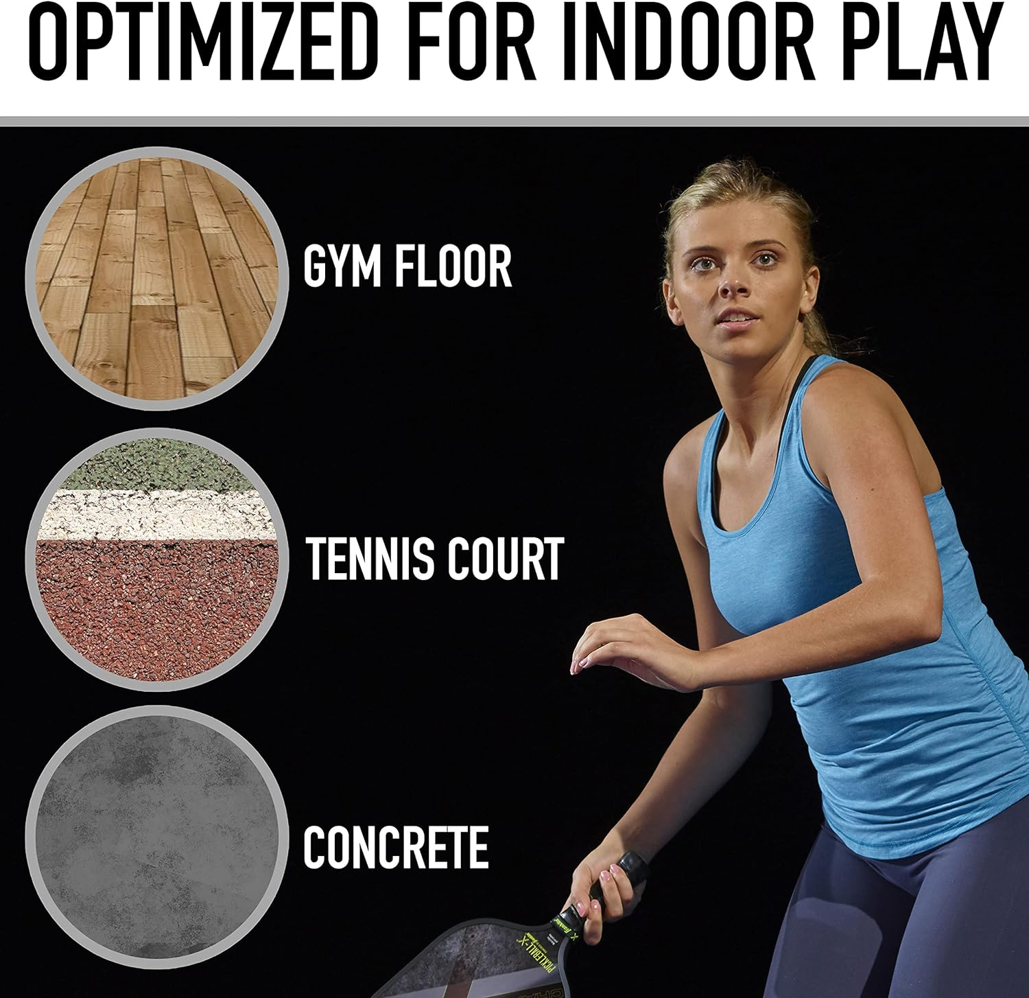 Franklin Sports X-26 Indoor Pickleballs - 3 Pack, 12 Pack & 100 Pack Bulk - USAPA Approved Tournament Pickleballs - Multiple Colors image number 2