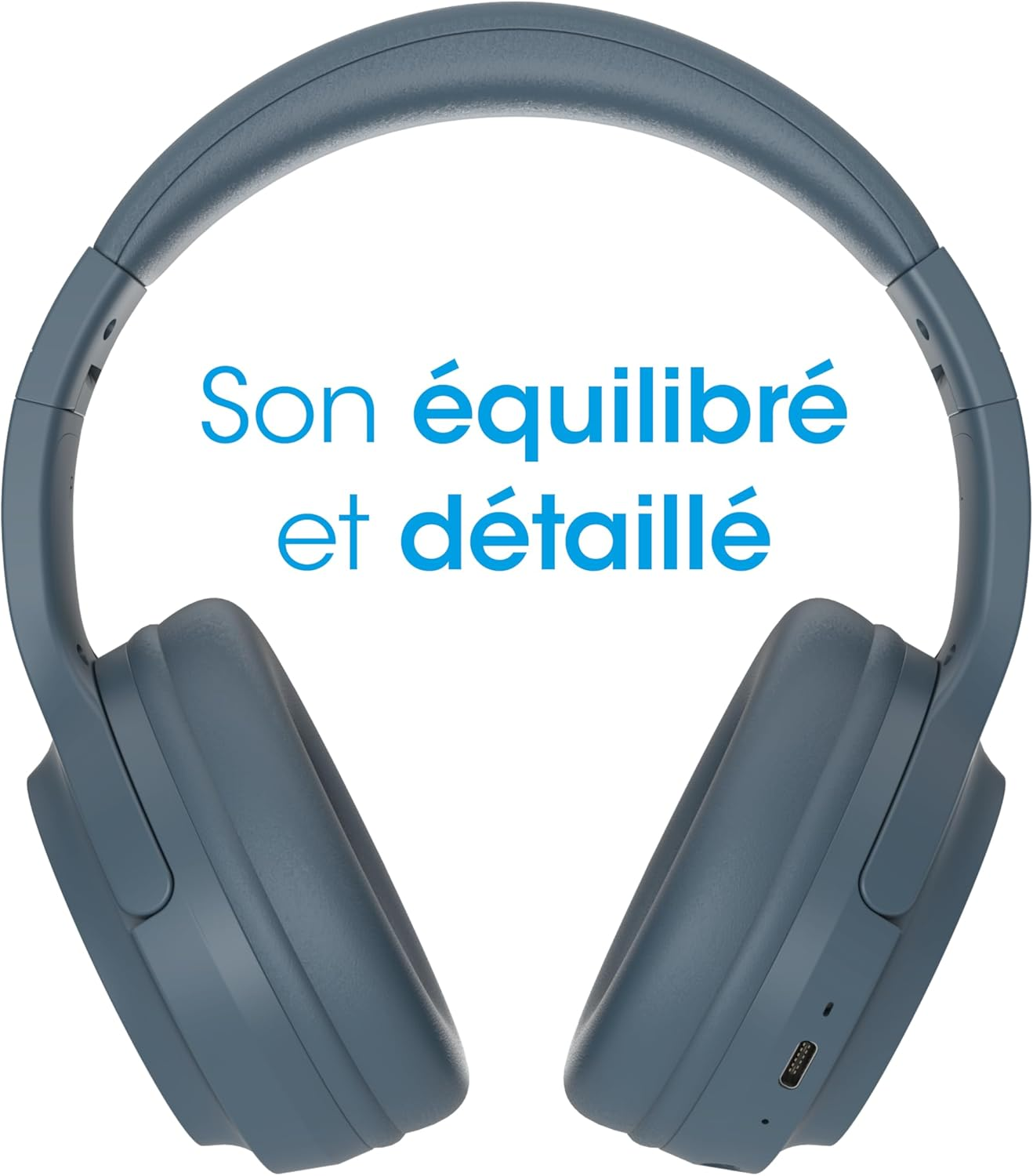 RYGHT Tempo Wireless Headphones - Clear Stereo Sound, 20 Hours Battery Life - Foldable, Lightweight, Music Control, Volume, Answer Calls, Activate Voice Assistants, Padded Ear Cups - image number 5