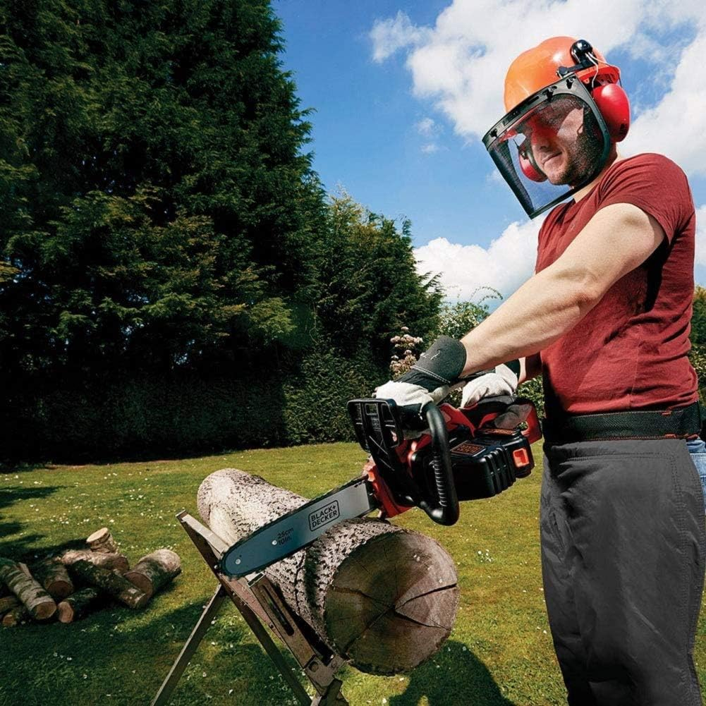 BLACK+DECKER 18V Lithium-Ion 25Cm Chainsaw Kit 2.0Ah image number 5