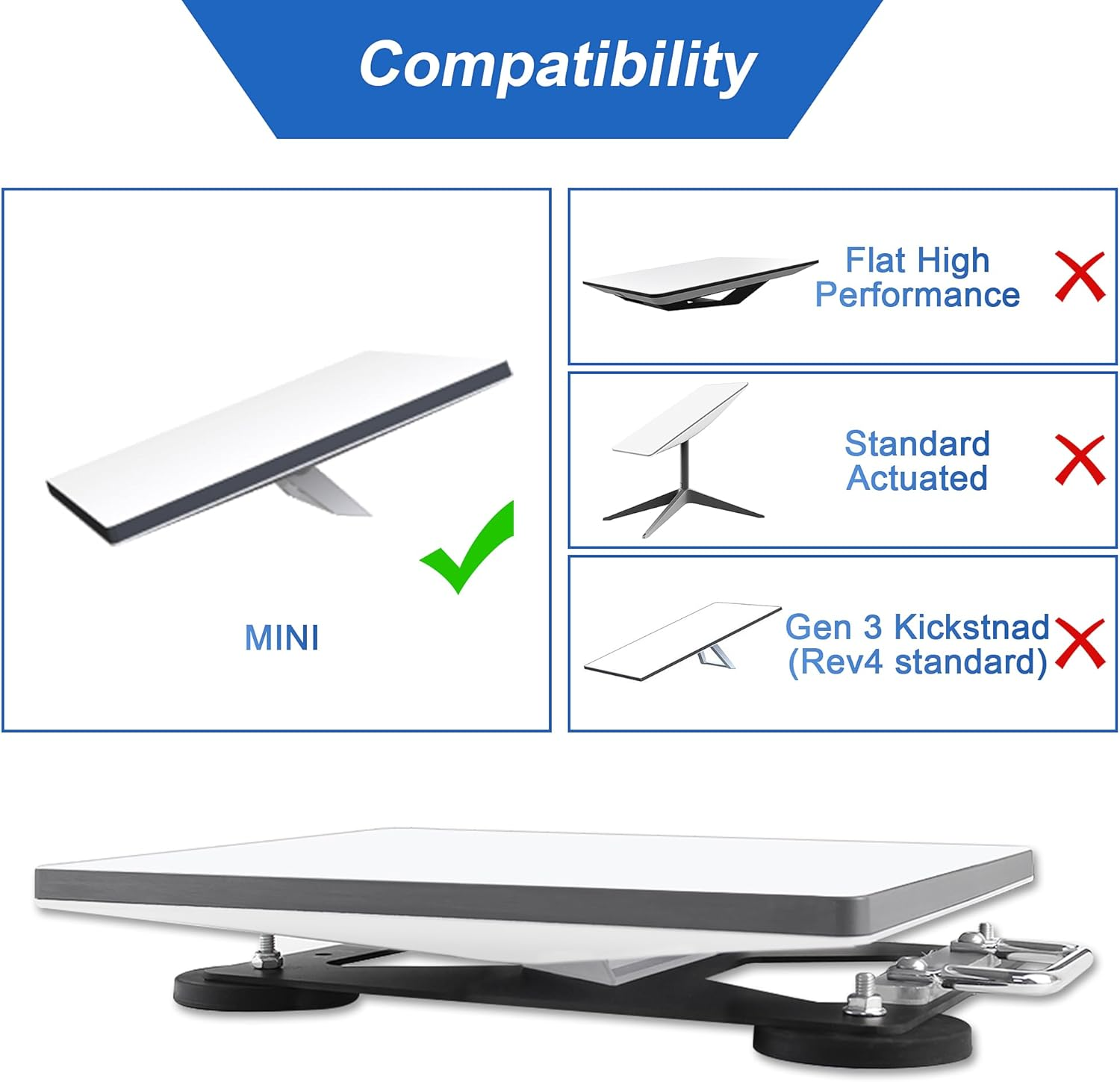 Starlink Mini Carbon Fibre Magnetic Car Roof Mount Kit ，Starlink Mini Car Roof Magnetic Mount for Rvs, Vans, Boat, Yachts, Trucks