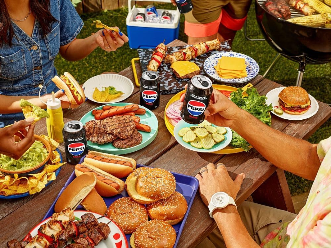 Pepsi Max Zero Sugar Soft Drink Can, 10 X 375Ml (Pack of 2) image number 3