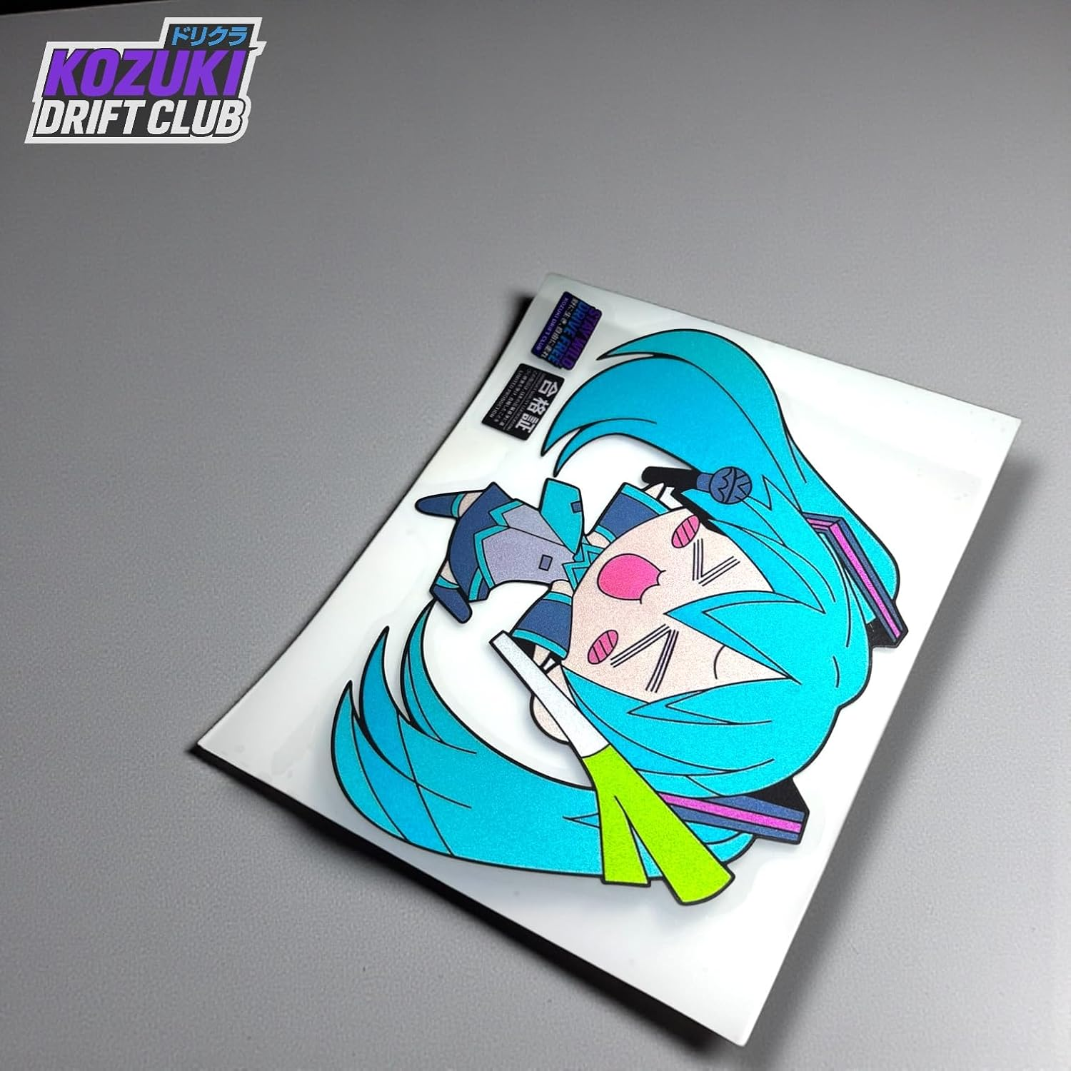 Miku CAR Stickers Anime Vinyl Sticker for Car for Latop Mika Car Decal Miku Stickers for Car (UMMM) image number 1