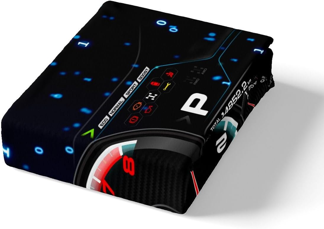 Homemissing Racing Car Duvet Cover Set, Blue, Racing Car Bedding Set, 135 X 200 Cm, for Boys and Girls, Racing Car Bed Set, Speed Sports Car Duvet Cover, Decorative (No Comforter) image number 3