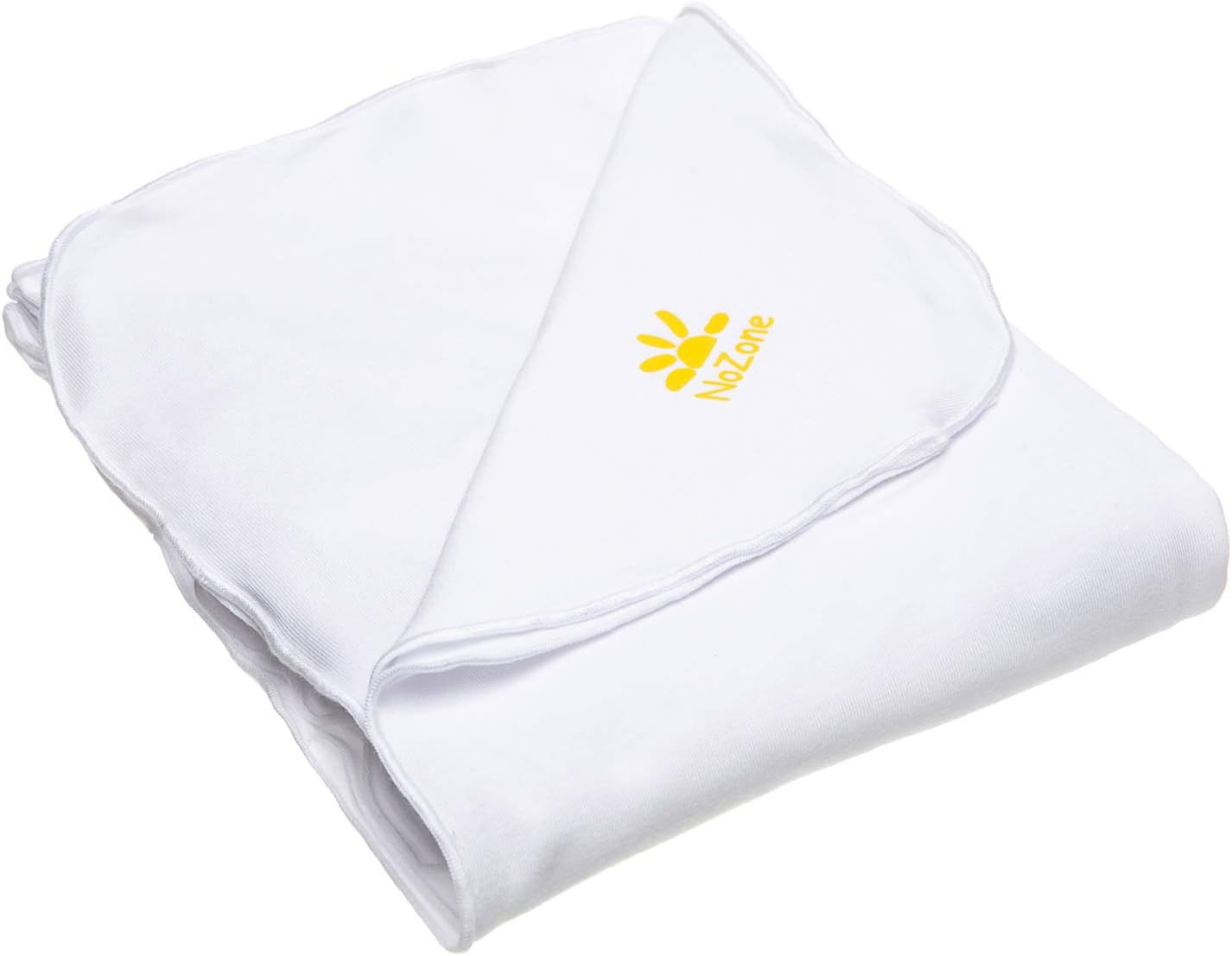 Nozone Baby Blanket, Sun Protective, Soft Cotton and Rayon from Bamboo, UPF 50+ - Biscotti Beige