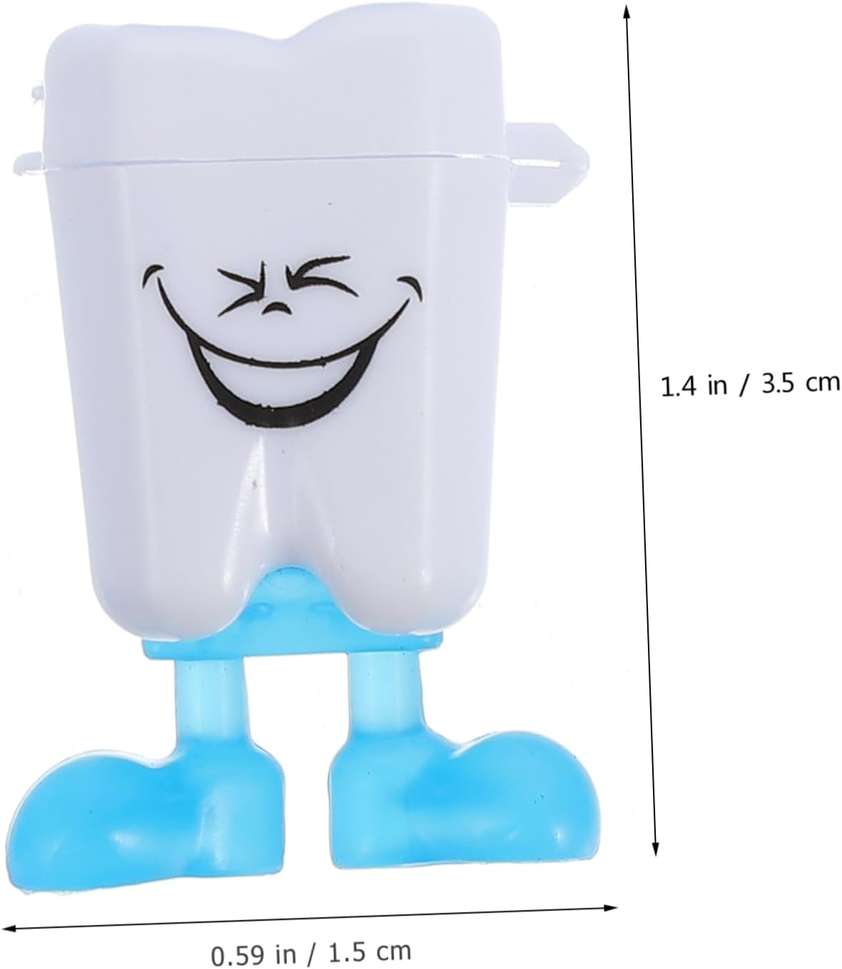 VANZACK 50Pcs Teeth Keepsake Box Cute Tooth Organizer Case for Boy Girl Newborn and Memory Storage