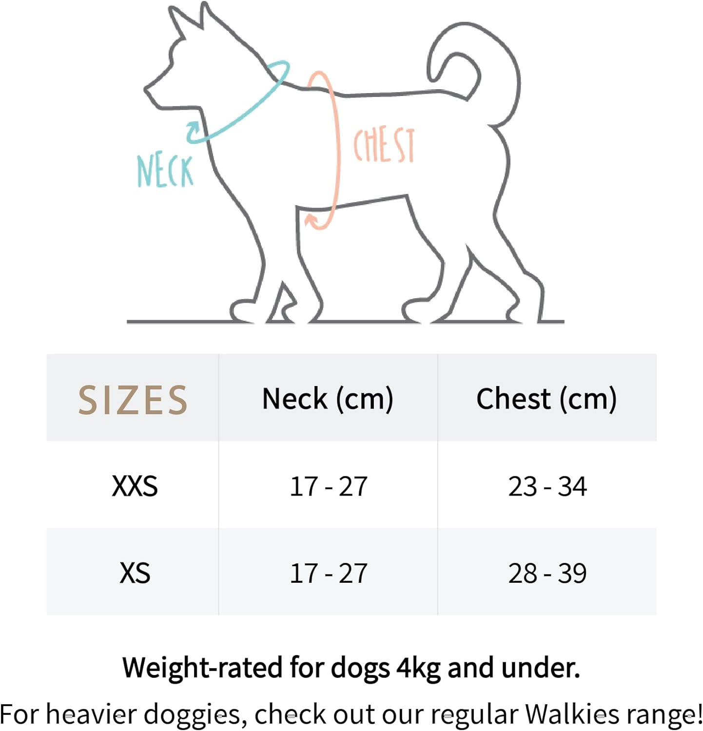 PIPCO PETS - Superlite Walkies Bundle | Puppy Harness Set | Lightweight Harness, Collar, and Leads for Small Sensitive Dogs and Cats | Adjustable, Safe, Secure (Black, XS)