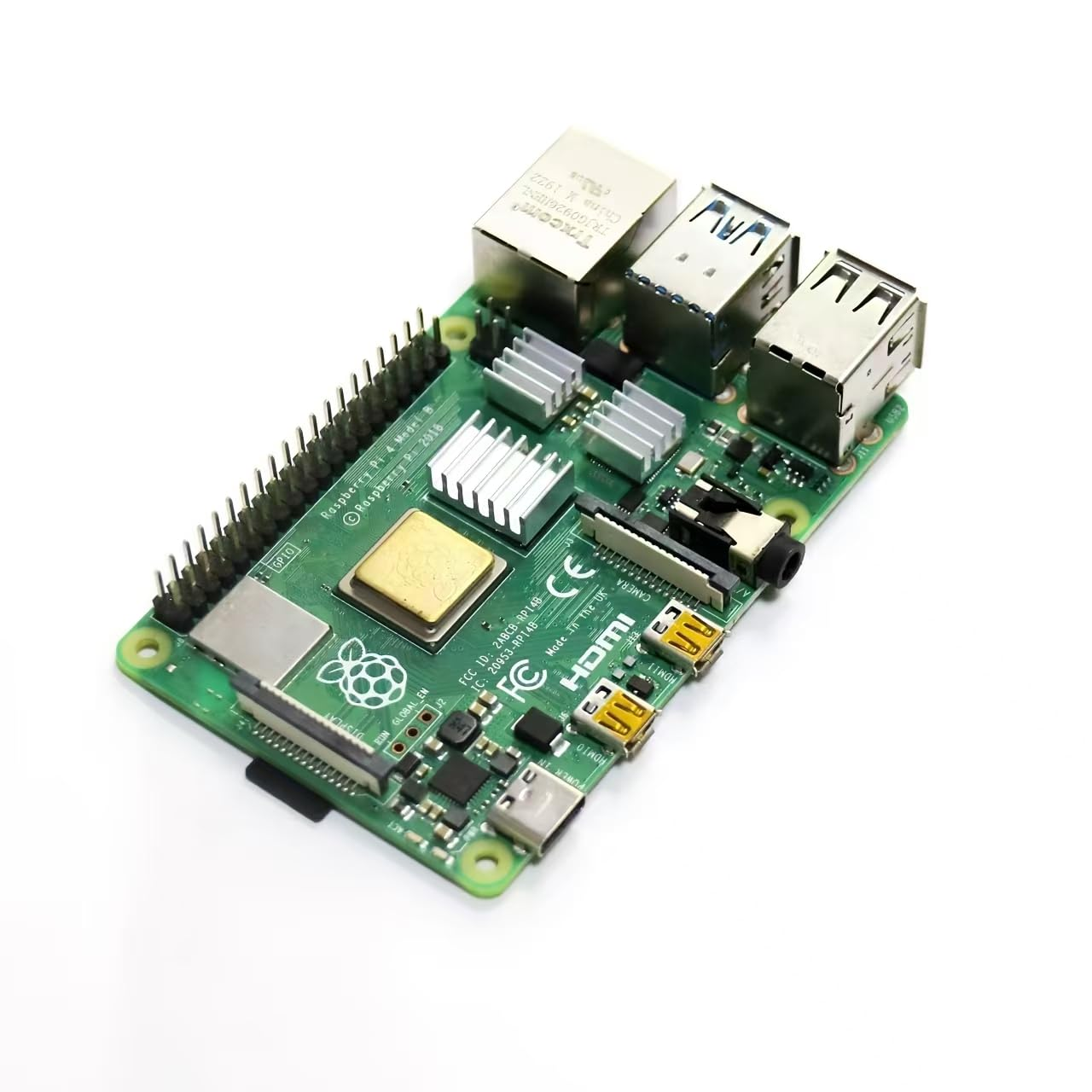 100 PCS Raspberry Pi 4 Heatsink Kit with Conductive Adhesive Tape, Aluminum Heat Sink Cooler and Copper Heatsink for Raspberry Pi B B+ 2/3/4 image number 3