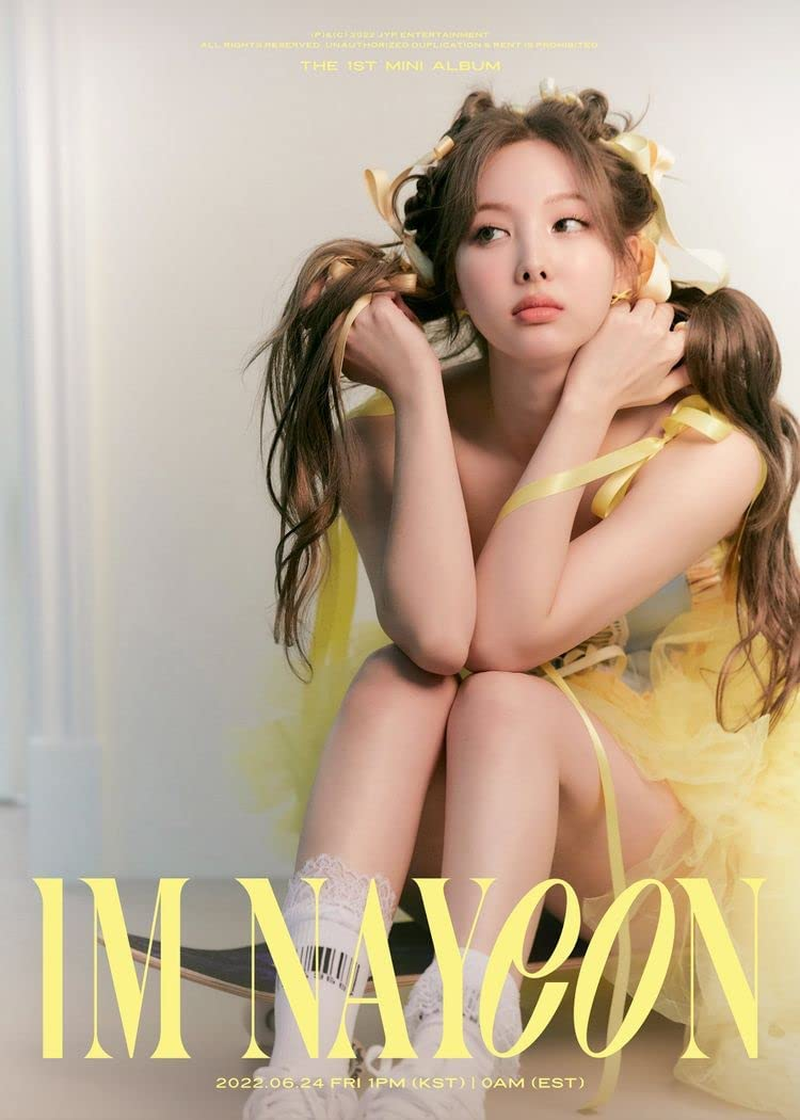 Twice Nayeon IM NAYEON 1St Solo Mini Album Random Version Cd+Photobook+Envelope+1P Polaroid Photocard+1P Clear Postcard+1P Business Card+1P Interview Poster on Pack+2P Photocard+Tracking Sealed