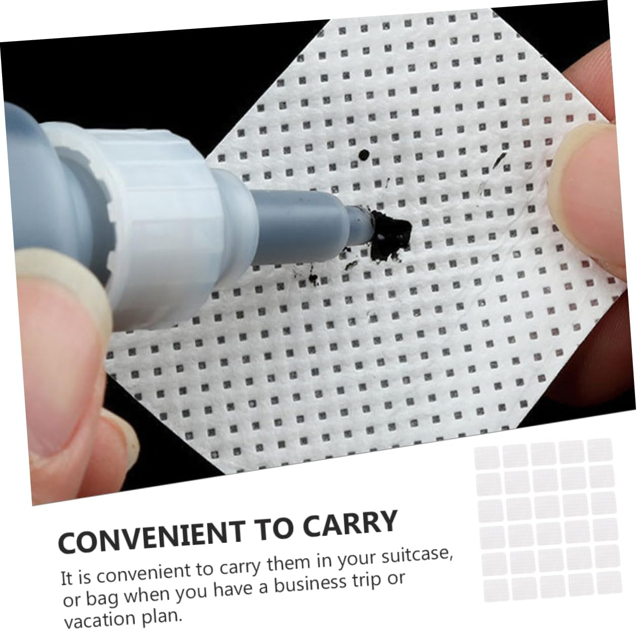 PLAFOPE Eyelash Cleaning Pads 1000Pcs Wipes for Lash Extension Non-Woven Safe image number 5