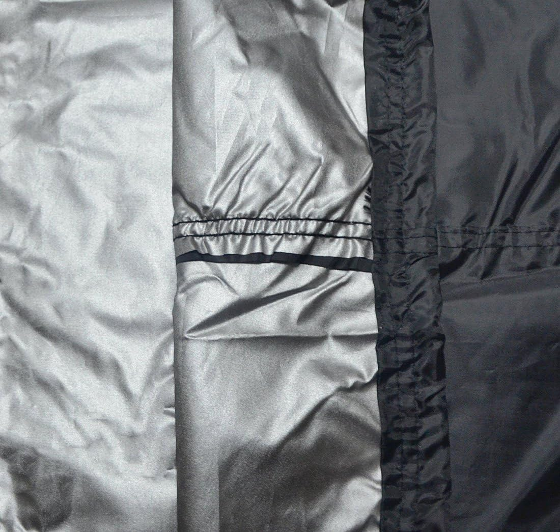 FLR BBQ Grill Cover 74 Inch Black Waterproof Dust-Proof Grill Cover Fading Resistant BBQ Grill Covers for Holland Weber Brinkmann Jenn Air and Char Broil image number 4