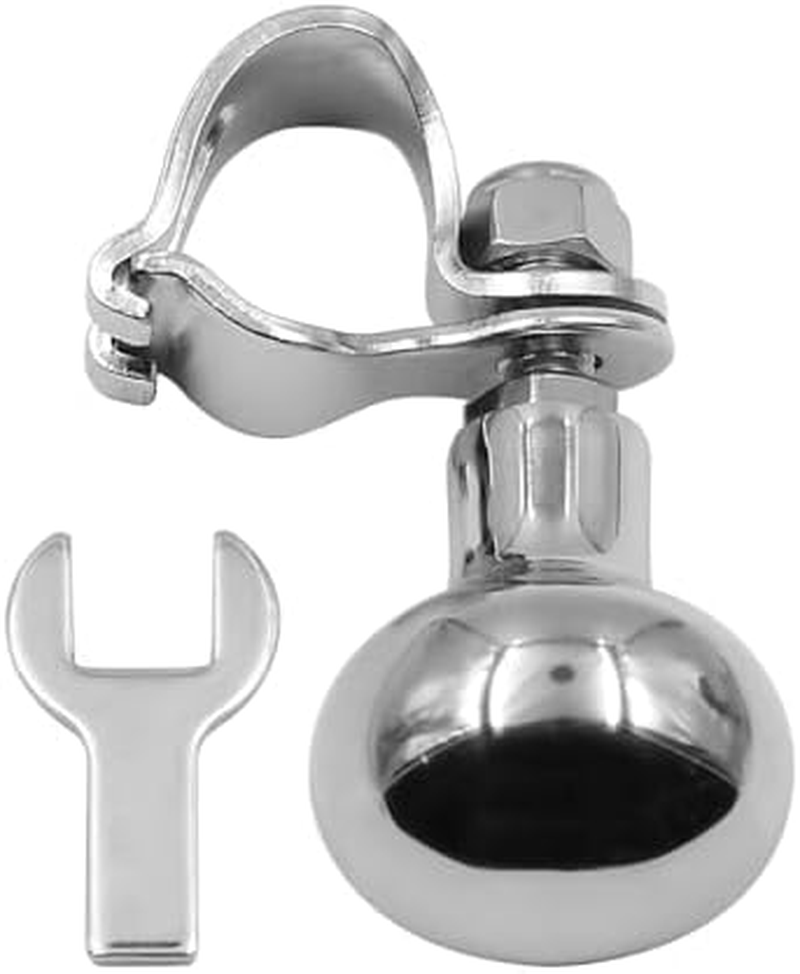 316 Stainless Steel Boat Steering Wheel Knob - Marine Sport Boat Yacht Steering Wheel Spinner Knob for Easy Maneuvering and Control image number 6