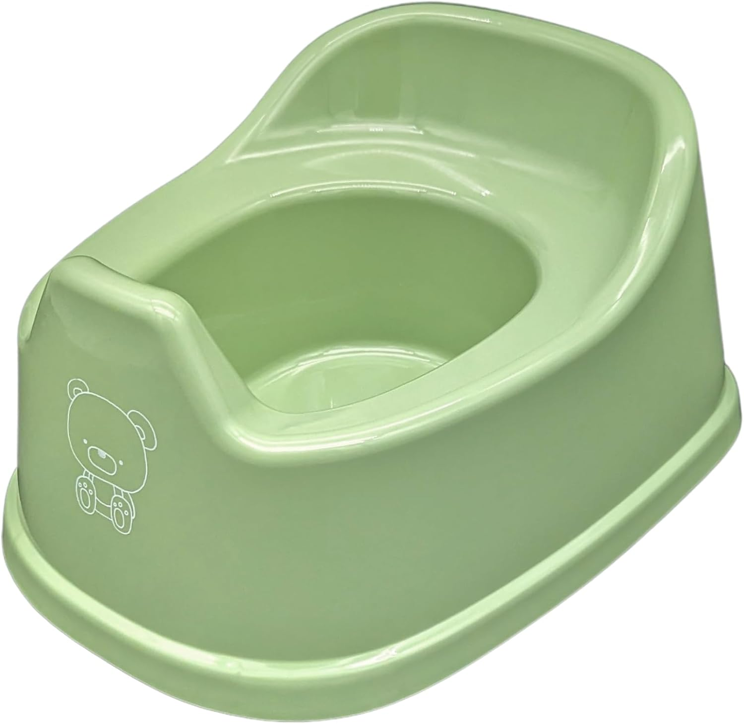 New the Baby Mini Potty | Early Potty Training | Elimination Communication | Portable & Lightweight | Promote Independence | Child Training Toilet (Sage Green) image number 3