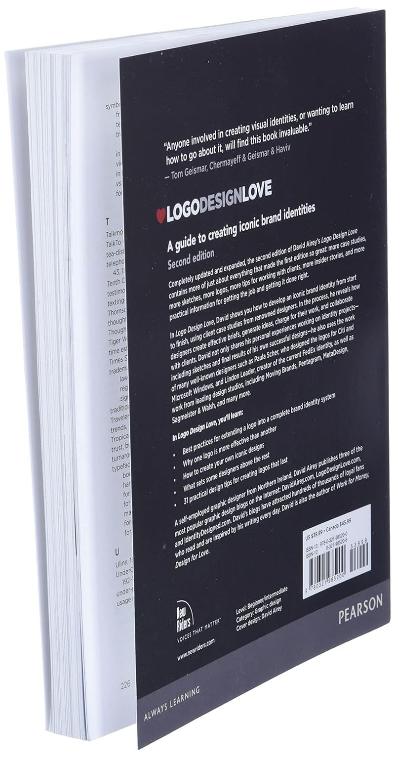 Logo Design Love: a Guide to Creating Iconic Brand Identities, 2Nd Edition