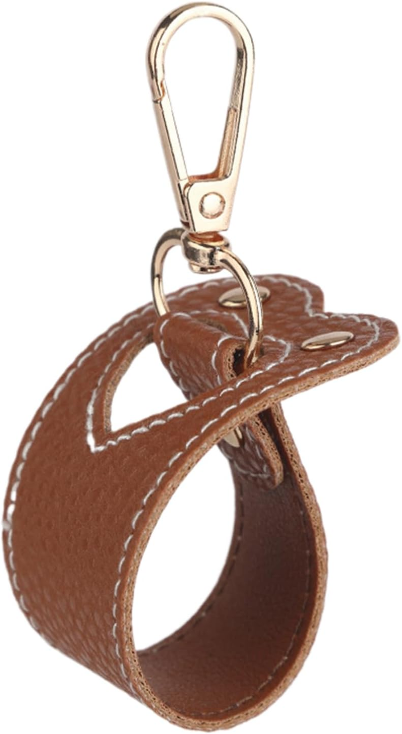 Hat Clip for Bag,Pu Hat Clip for Travel on Bag - Cartoon Headgear Organizer, Quick Release Carrier for Luggage Purse Backpack Suitcase Belt image number 6