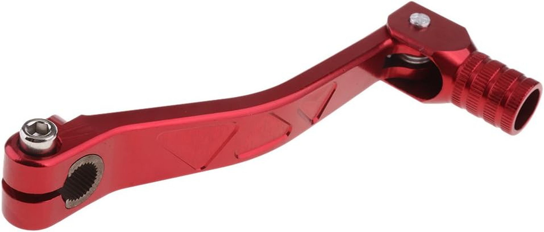 Gear Lever, Universal Motorcycle Folding Er Handle for TTR50 50Cc 70Cc 90Cc 110Cc 125Cc Quad Dirt Bike ATV Buggy, Red image number 4