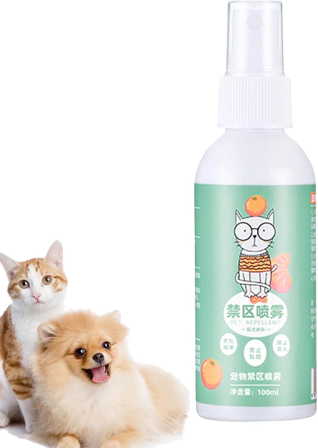 Cat Deter Spray, Cat Spray to Stop Scratching Furniture, Pet Behavior Training Solution to Protect Floors Plants Walls Home Cords Carpets Shoes Indoor Areas image number 3