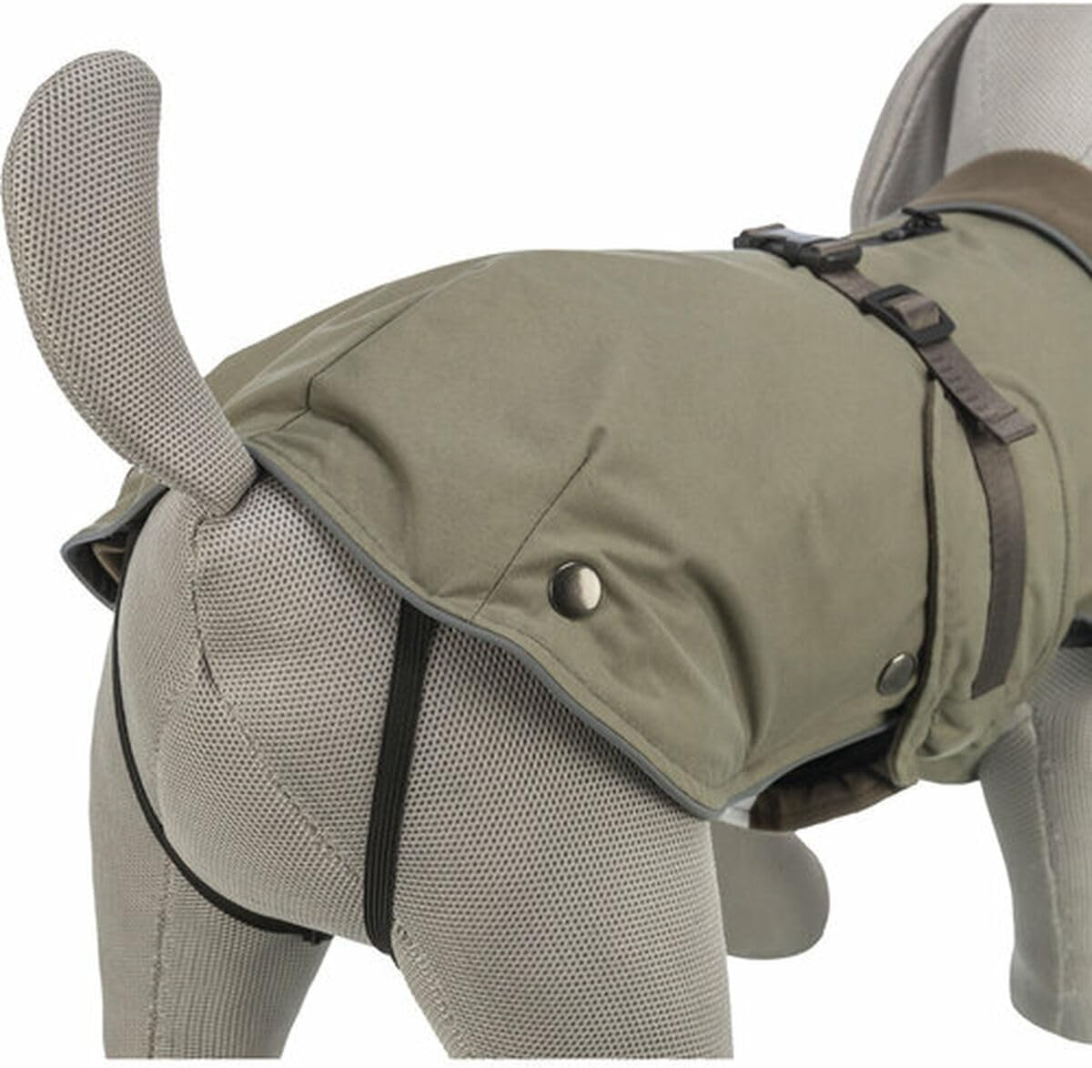 Trixie Hermy Dog Coat Peach Olive Green S Brand: Trixie - EAN: 4053032675766 image number 4