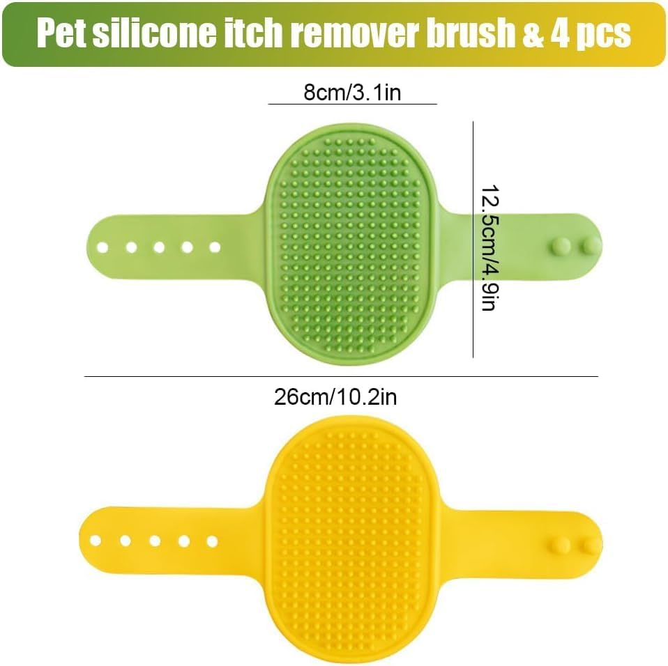 Silicone Cat Face Scratcher, 4Pcs Silicone Cat Wall Corner Tickling Artifact Massage Brush Scratcher,Silicone Pet Corner Scratcher Wall Corner Massage Comb,Silicone Cat Corner Massage Comb Scratcher image number 6