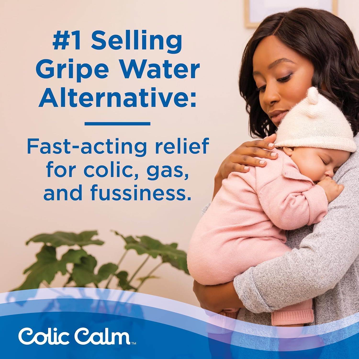 Colic Calm Liquid Dietary Supplement Gripe Water for Gas, Colic and Reflux, 59 Ml