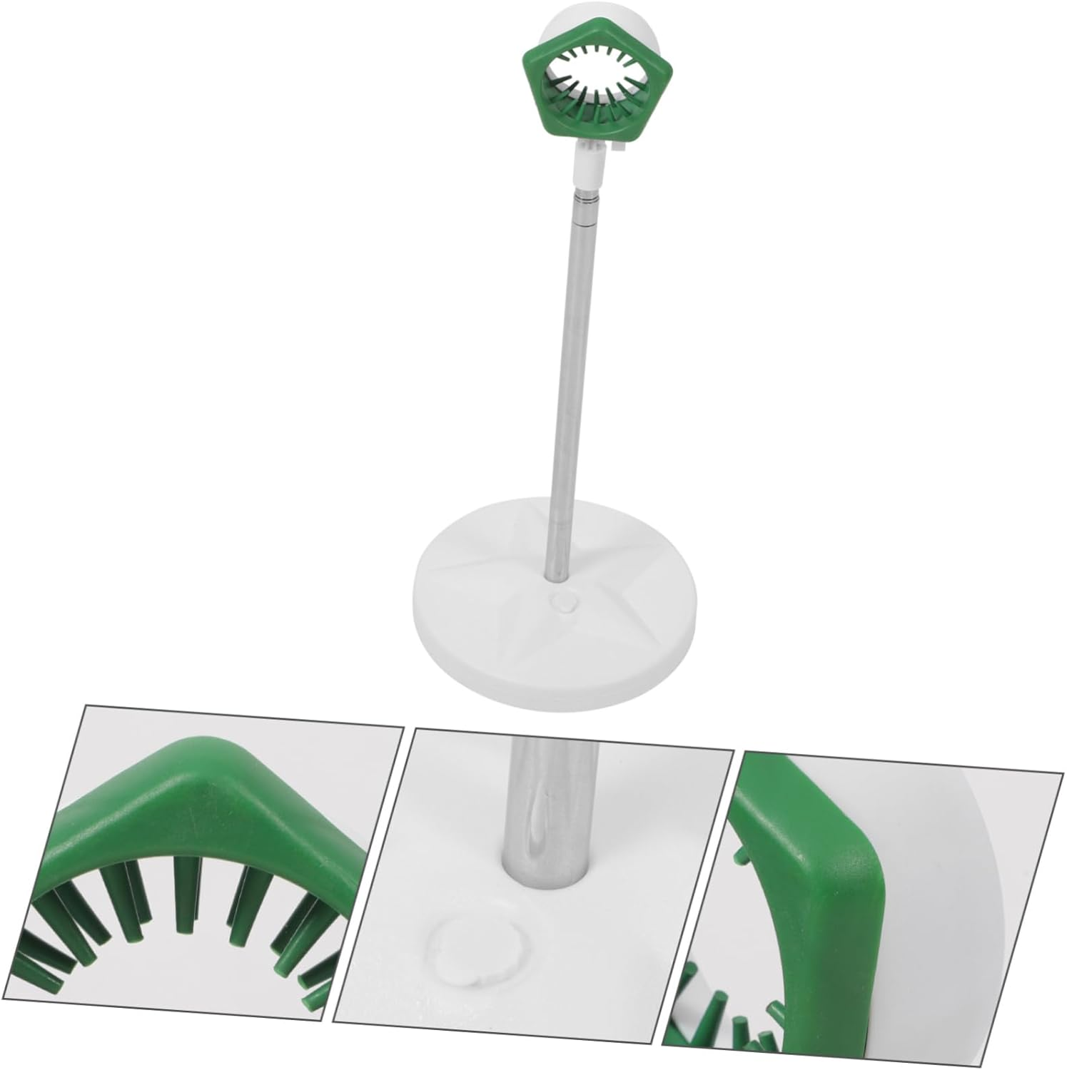 Minkissy Adjustable Height Hair Dryer Stand Holder Hands Hair Dryer Stand for Easy Access image number 5