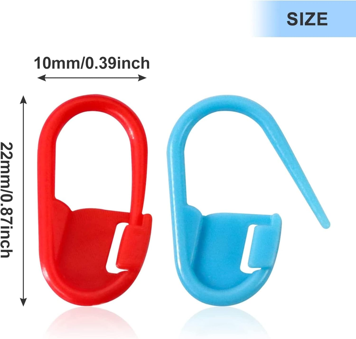 Zalizr 150Pcs Knitting Stitch Markers, Small Plastic Crochet Stitch Markers with Box, Knitting Stitch Rings for Sewing Knitting DIY and Handmade Crafts image number 6