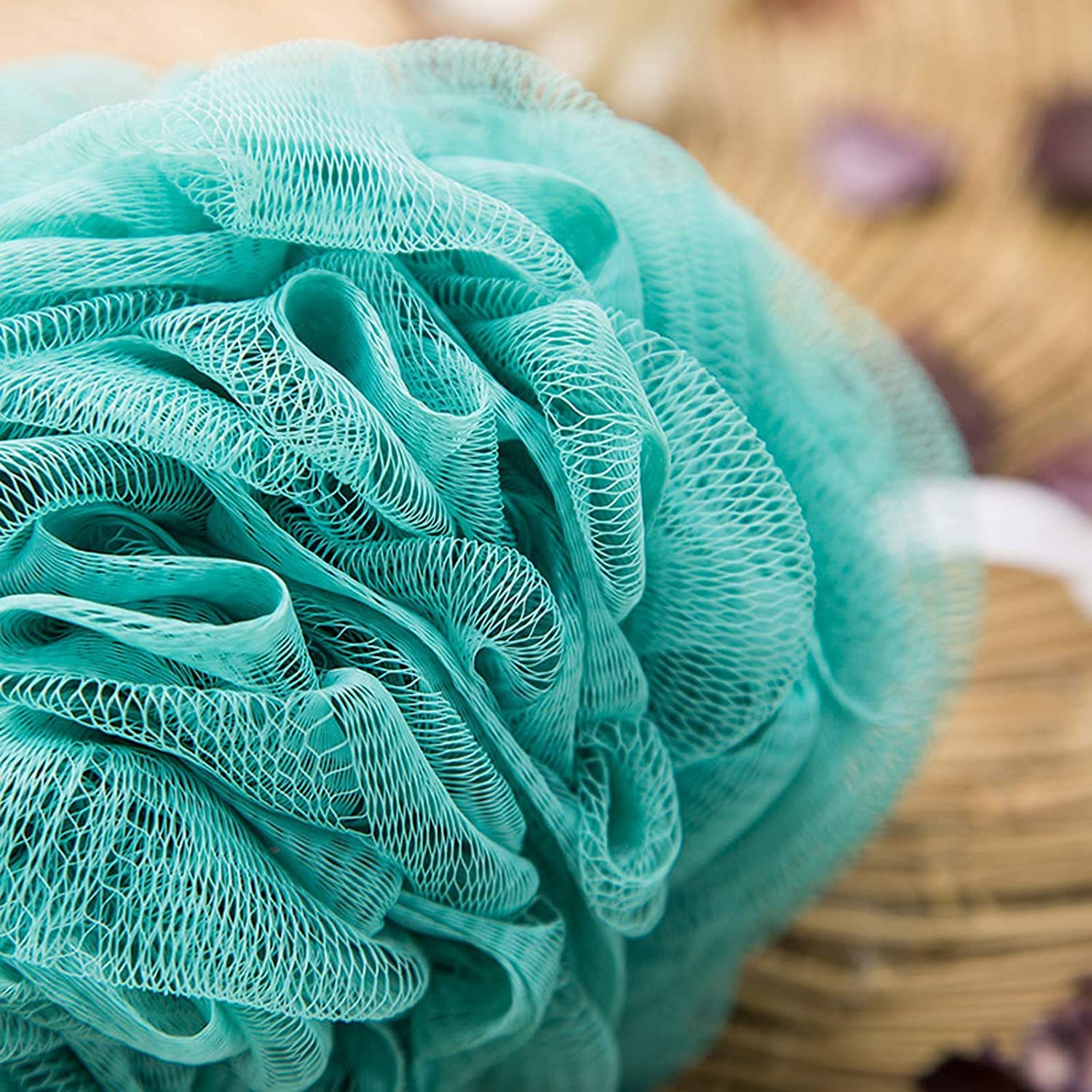 [5PCE] Swosh Bath Body Cleaning Loofah Sponge Ball, Ideal for Exfoliating and Cleansing Your Skin, Experience Refreshing Showers image number 4