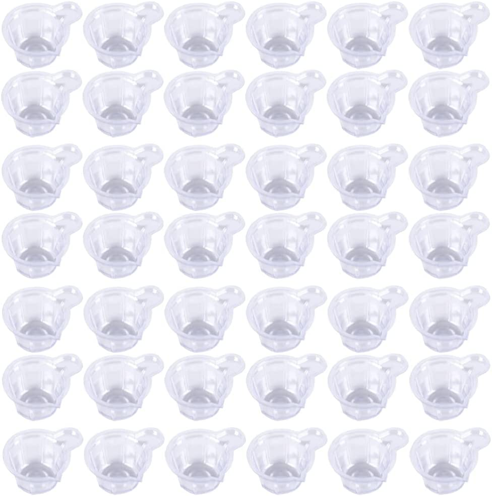 EXCEART 300Pcs 40Ml Disposable Plastic Resin Mixing Cups Multipurpose Dispensing Cup for Mixing Paint, Epoxy, Jewelry Making, Resin Crafts DIY image number 2