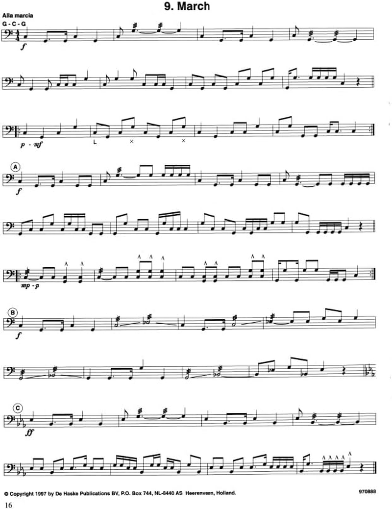 De Haske Publications Solo Pieces for Timpani Music Book