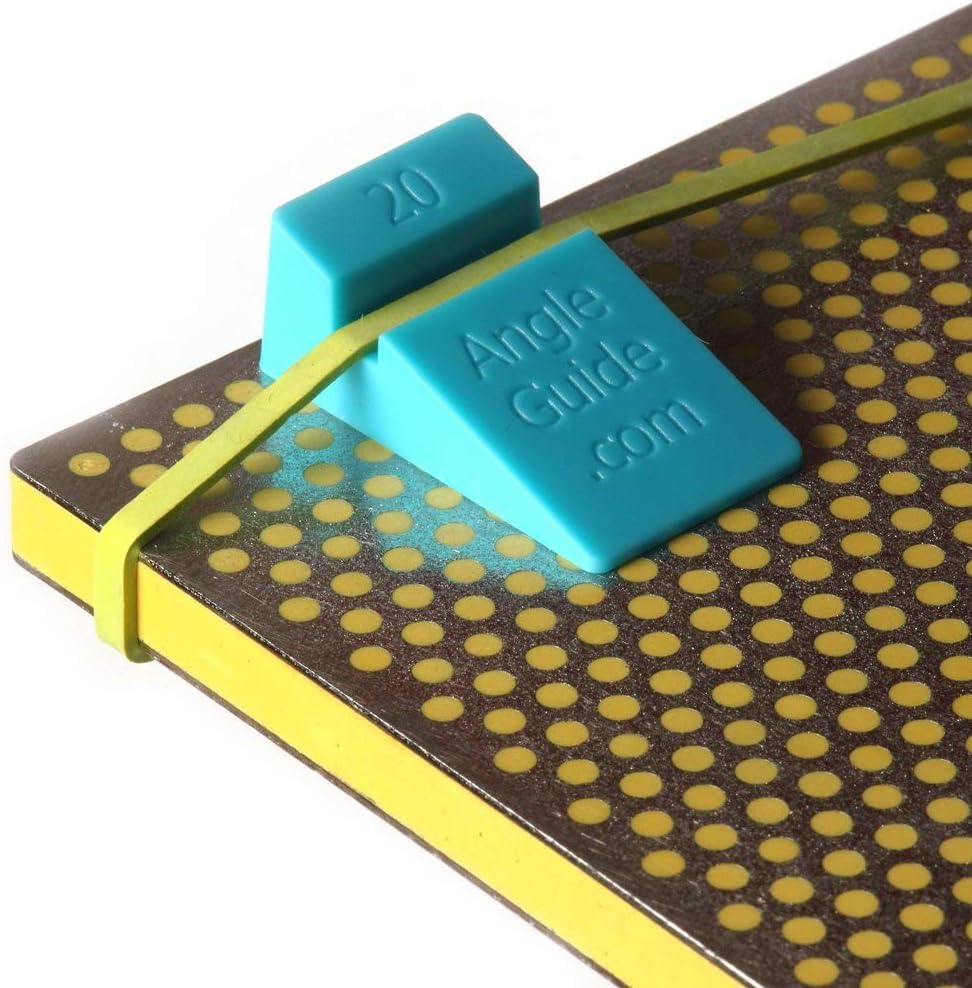 Wedgek AZ4 Angle Guides Combo, Blue for Sharpening Stones, Orange for Rods image number 3