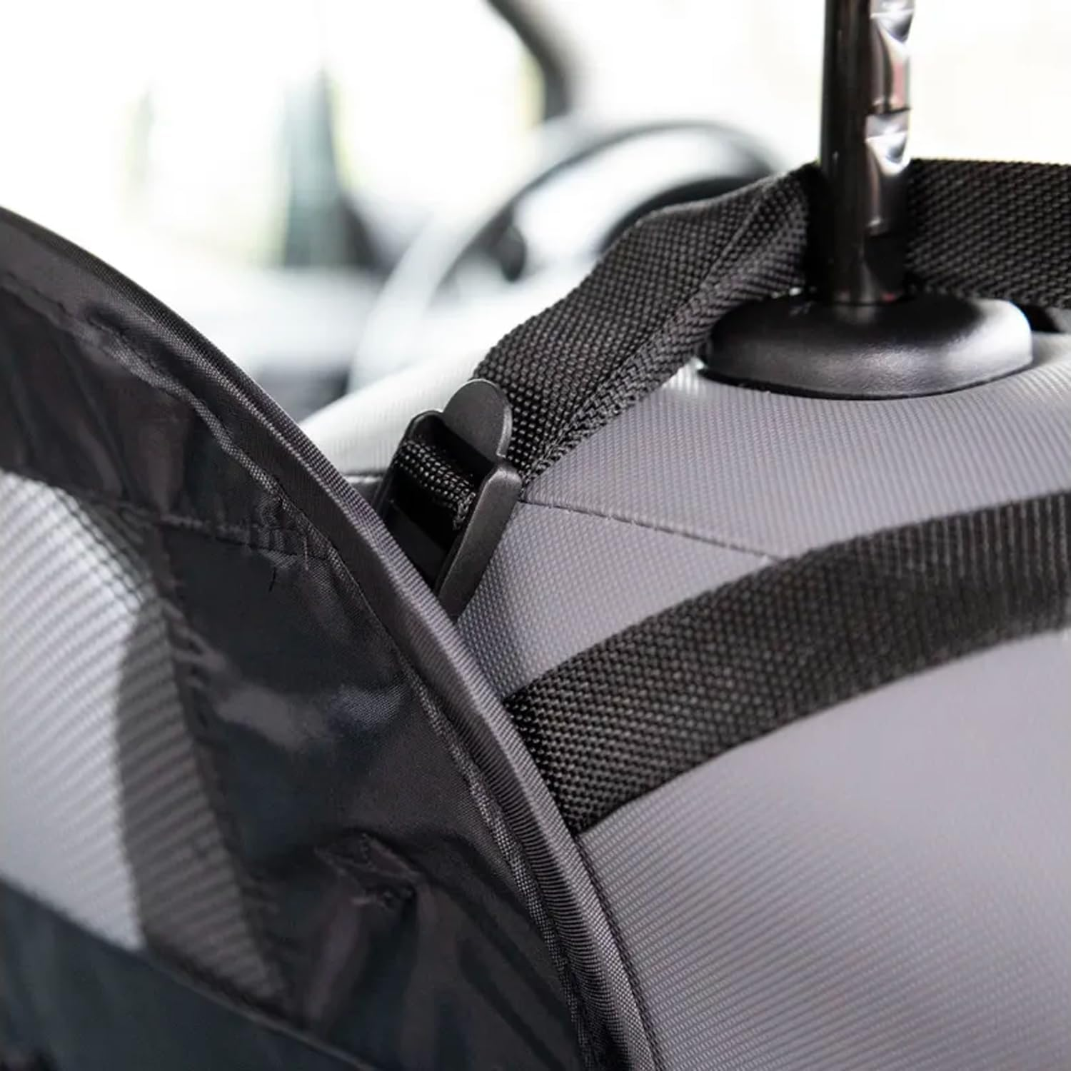 Avilia Pet Dog Pet Dog Divider Net 3 Pockets Polyester 60X70Cm Safe and Comfortable