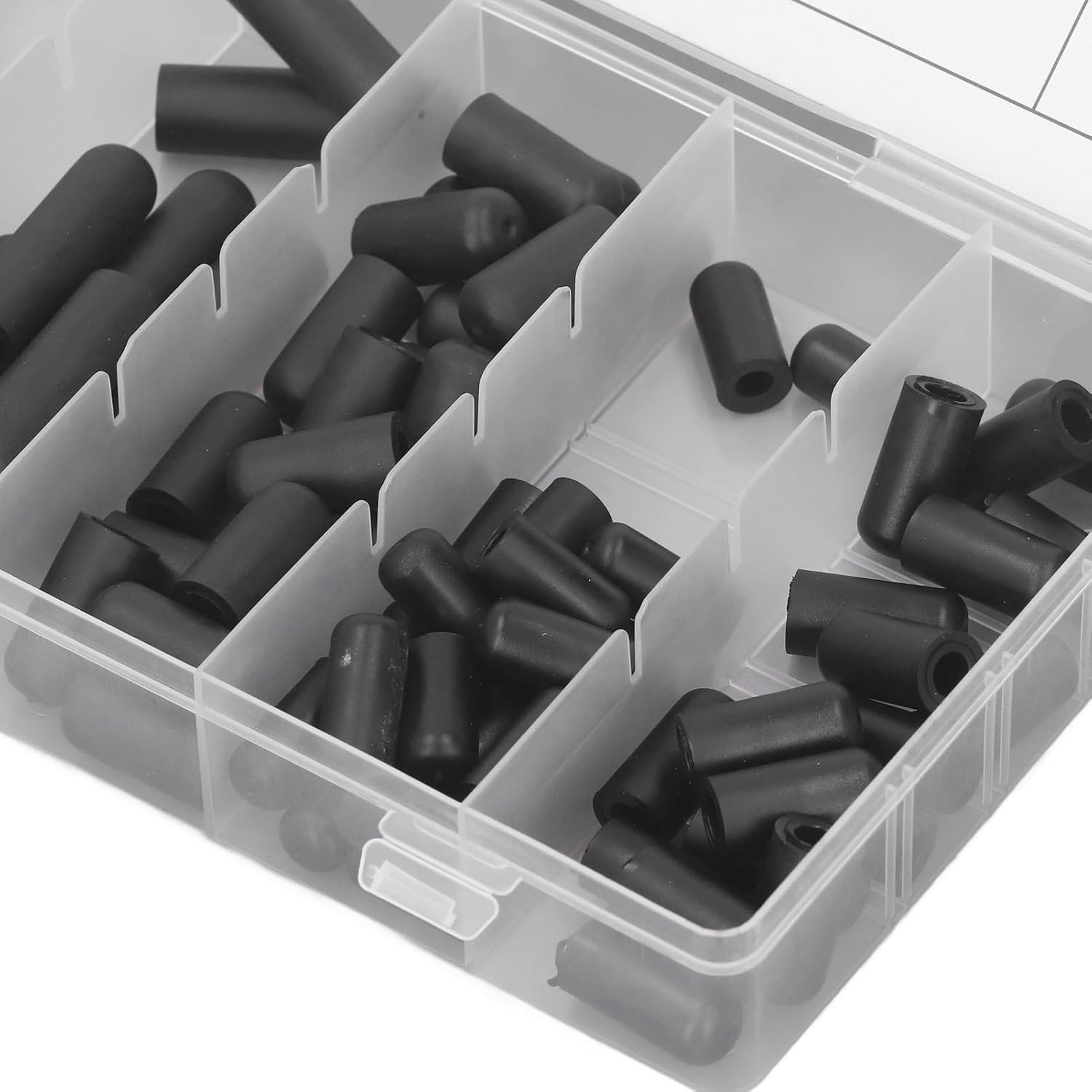 80PCS Rubber Vacuum Hat Plug Assortment Kit, High Temperature Resistant, Leakage Proof, Flexible, Easy Carrying, for Car Carburetor Manifold